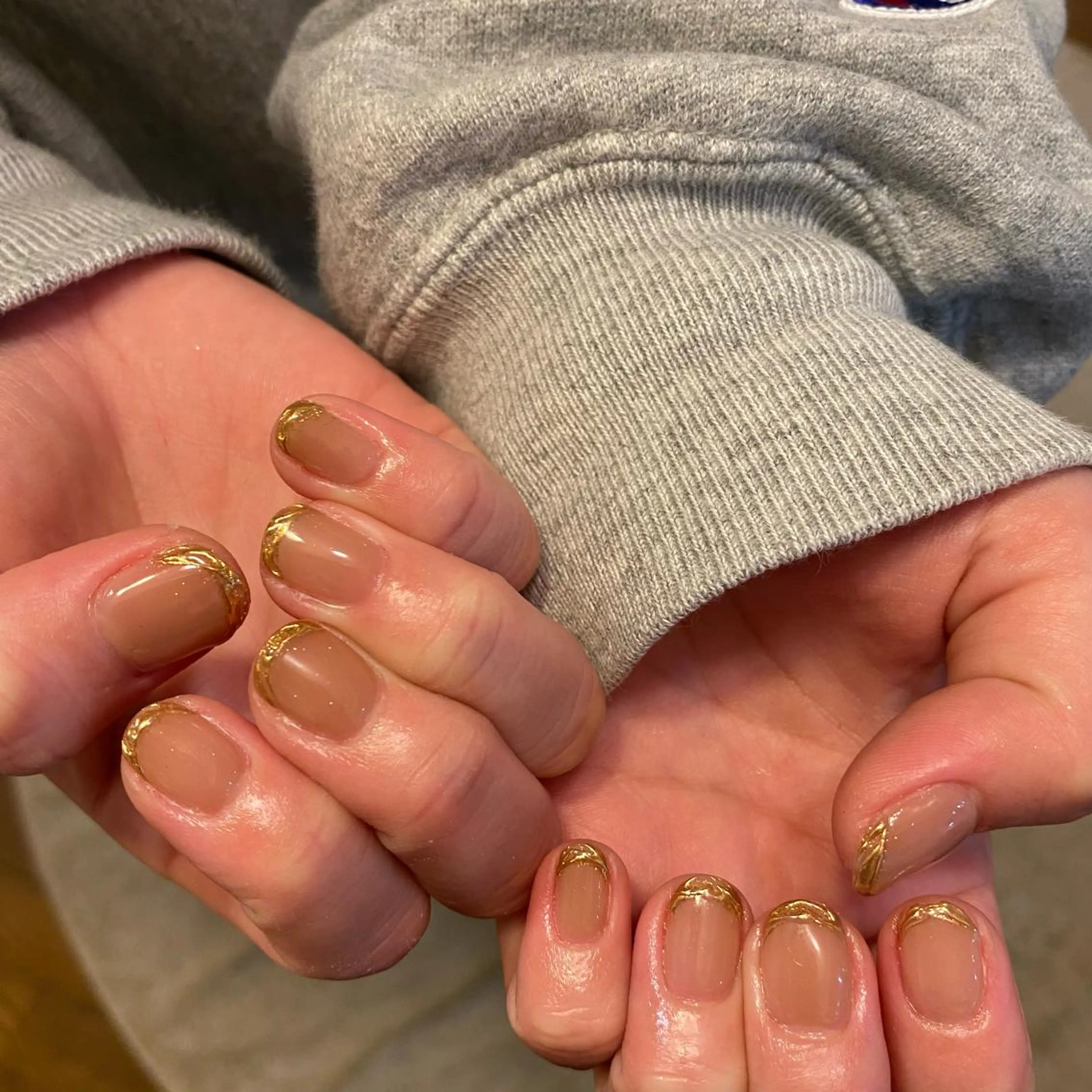 ネイル ハンドネイル Amber21.所属・Nagahama Akariのネイルデザイン