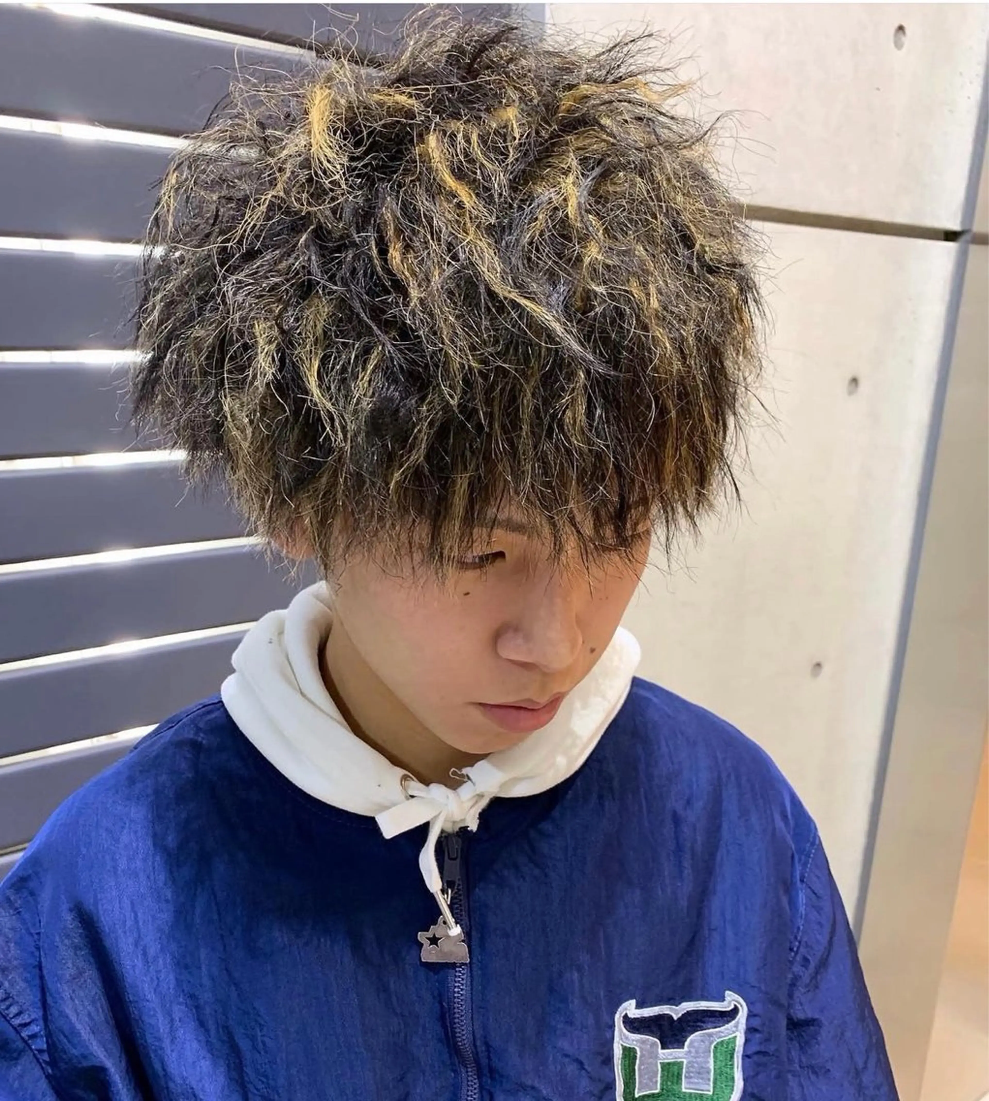 ショート パーマ メンズ パーマ特化 motooのヘアスタイル