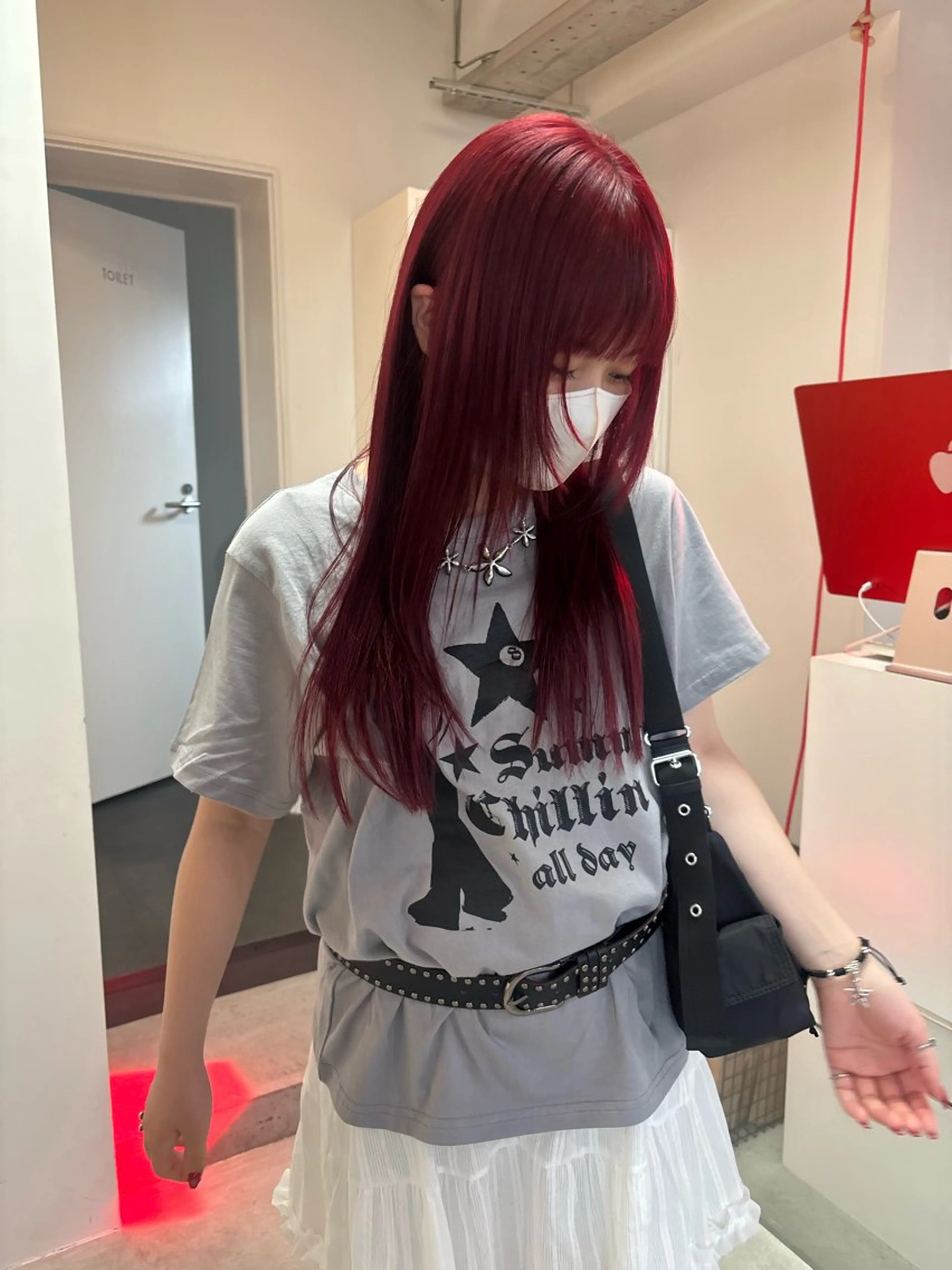 カット+ブリーチカラーの写真