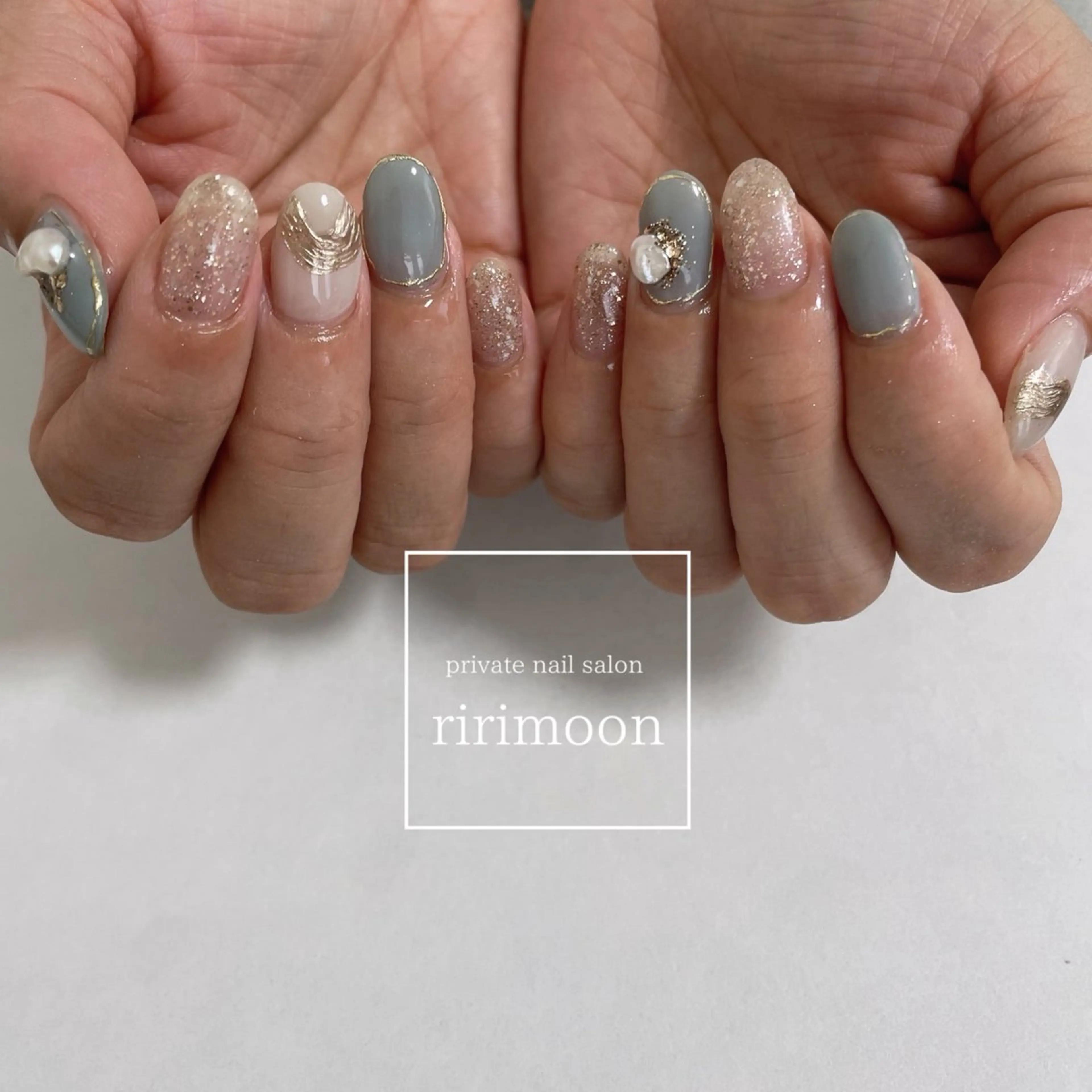 ネイル ハンドネイル ririmoon eriのネイルデザイン