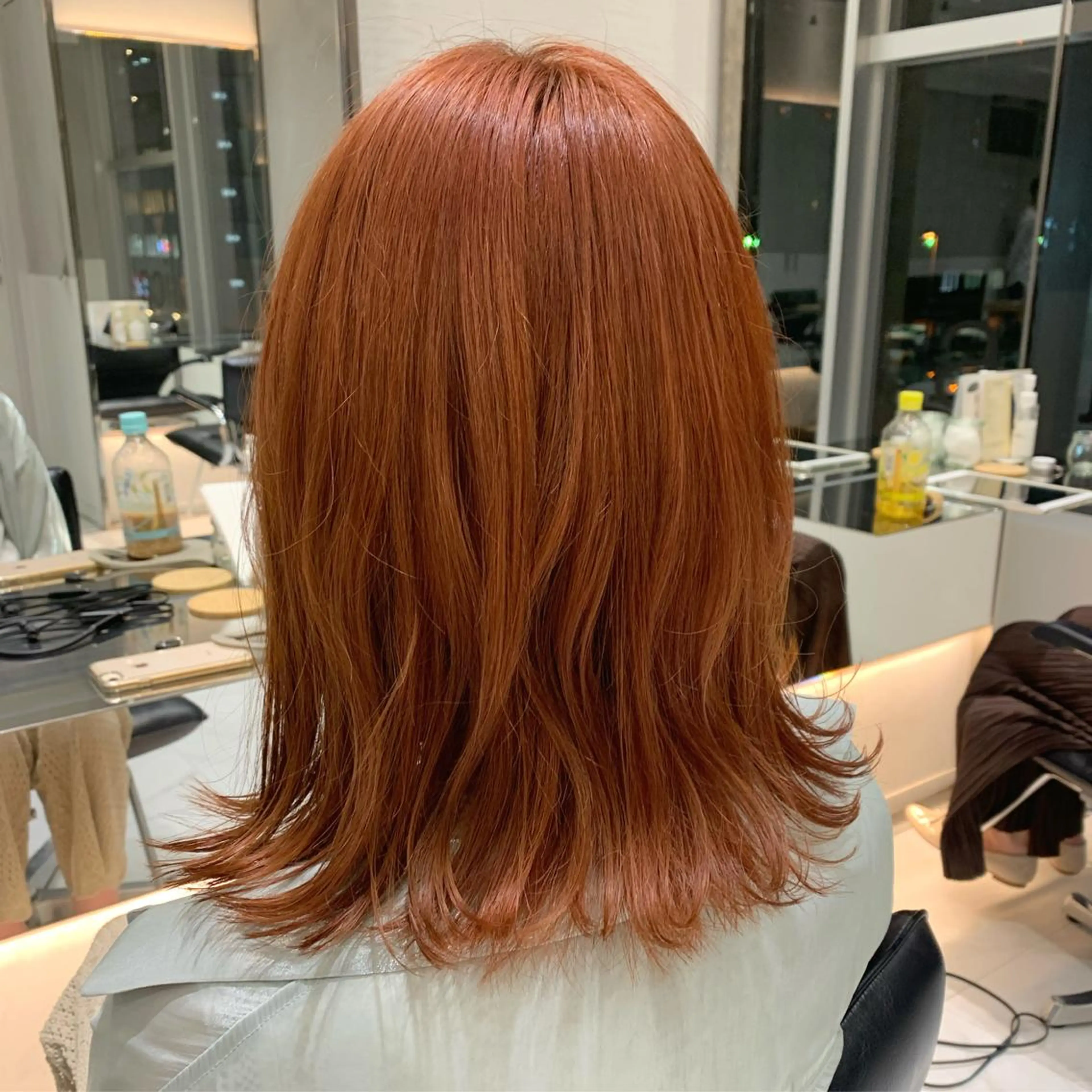 ミディアム カラー minami🪷 暖色カラーのヘアスタイル