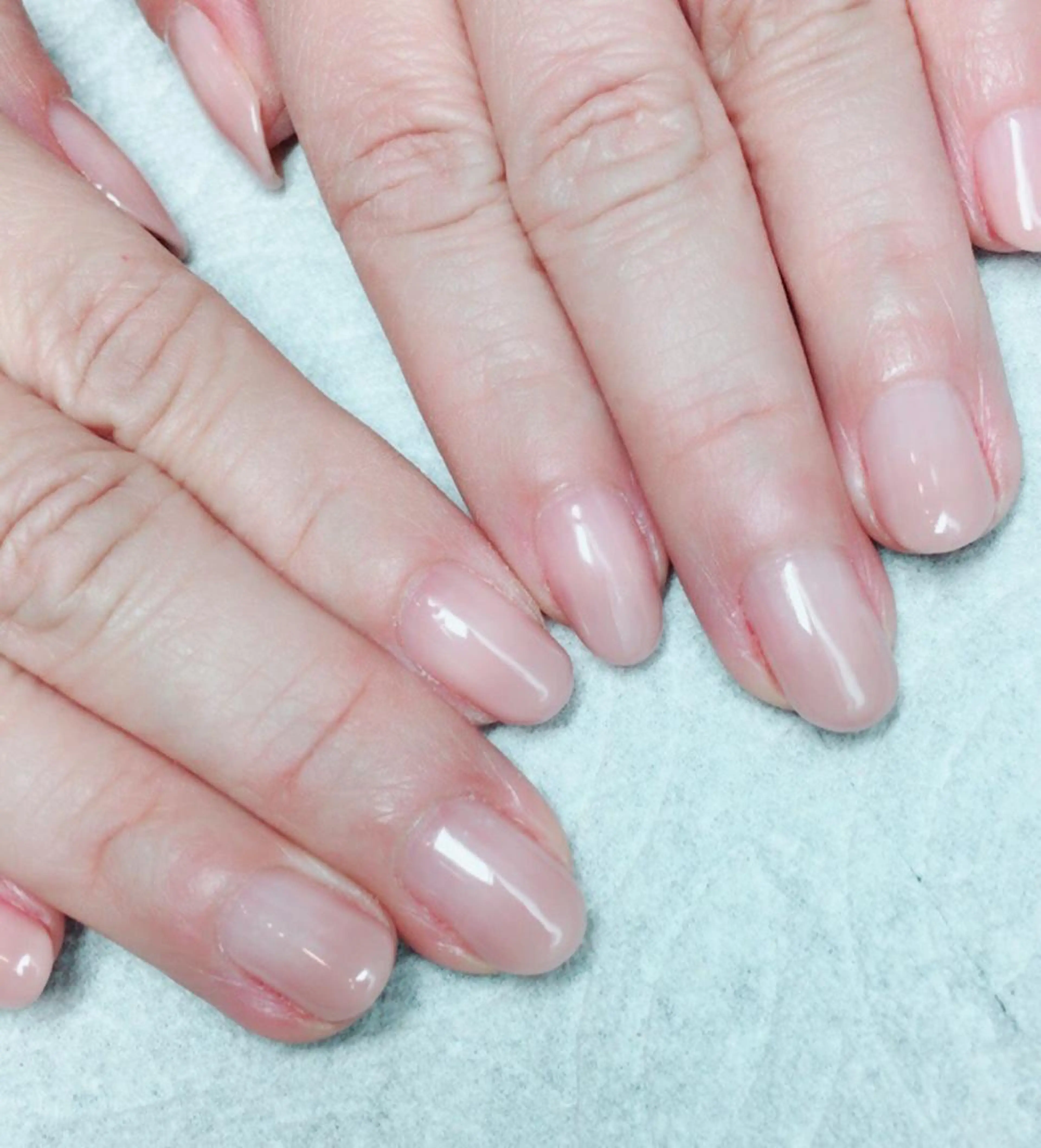 ネイル グラデーション ピンク シンプルネイル THECOLORS所属・近貞 莉奈のネイルデザイン