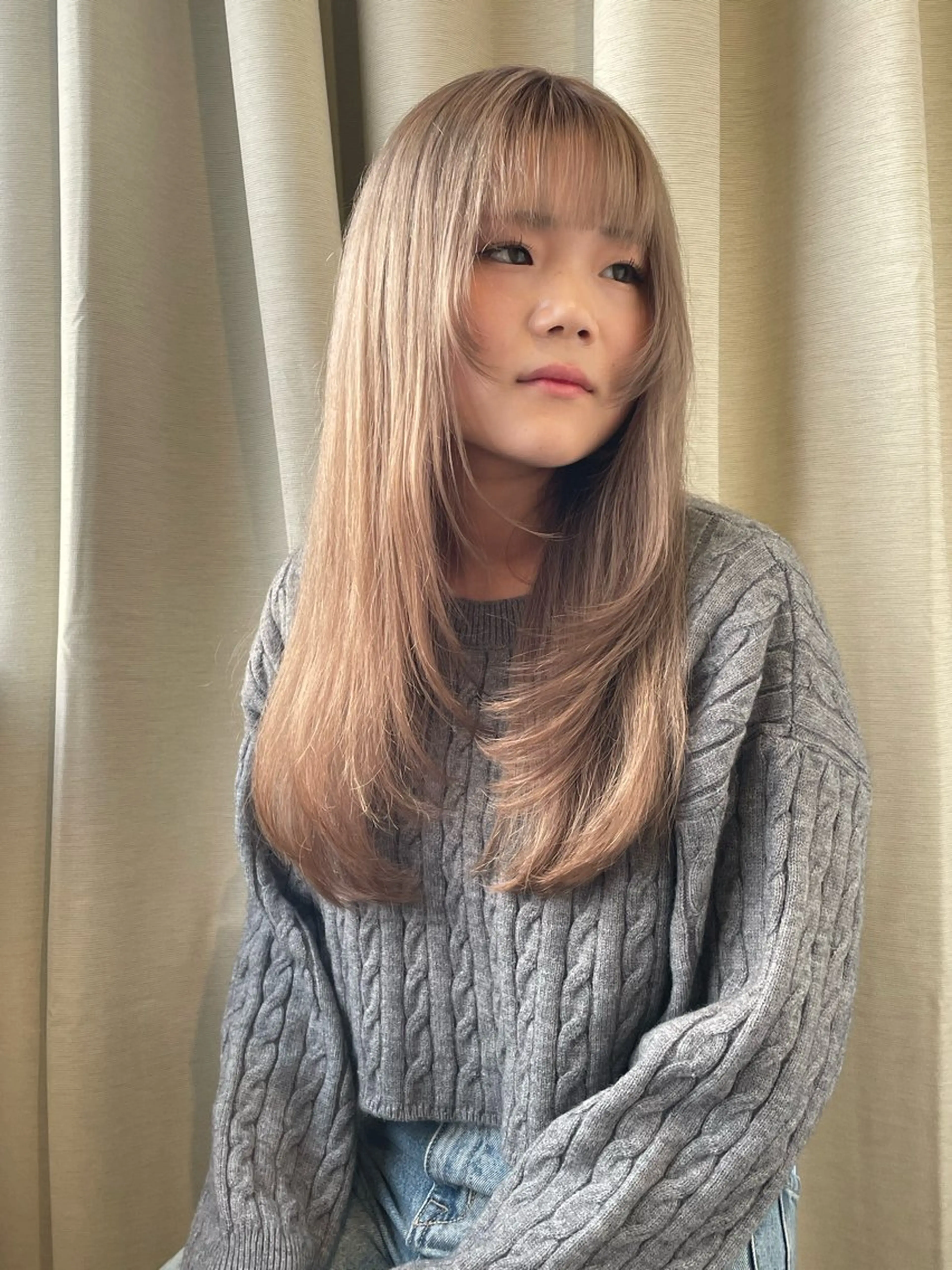 ロング cocoluana(ココルアナ)所属・韓国風ヘア専門 🇰🇷Noaのヘアスタイル