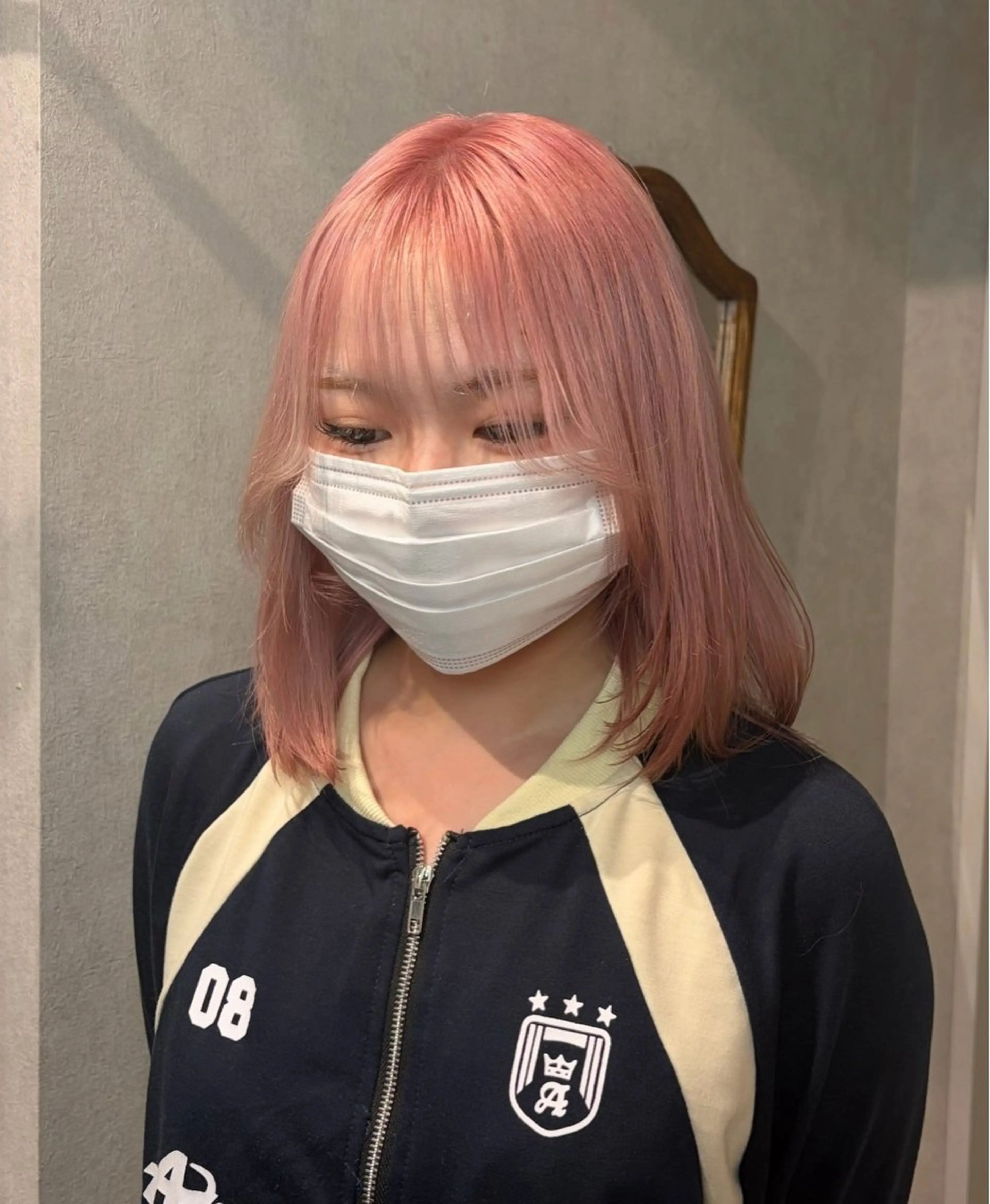 ミディアム カラー ヘアカラー ハイトーン💖 ネイル💅まりなのヘアスタイル