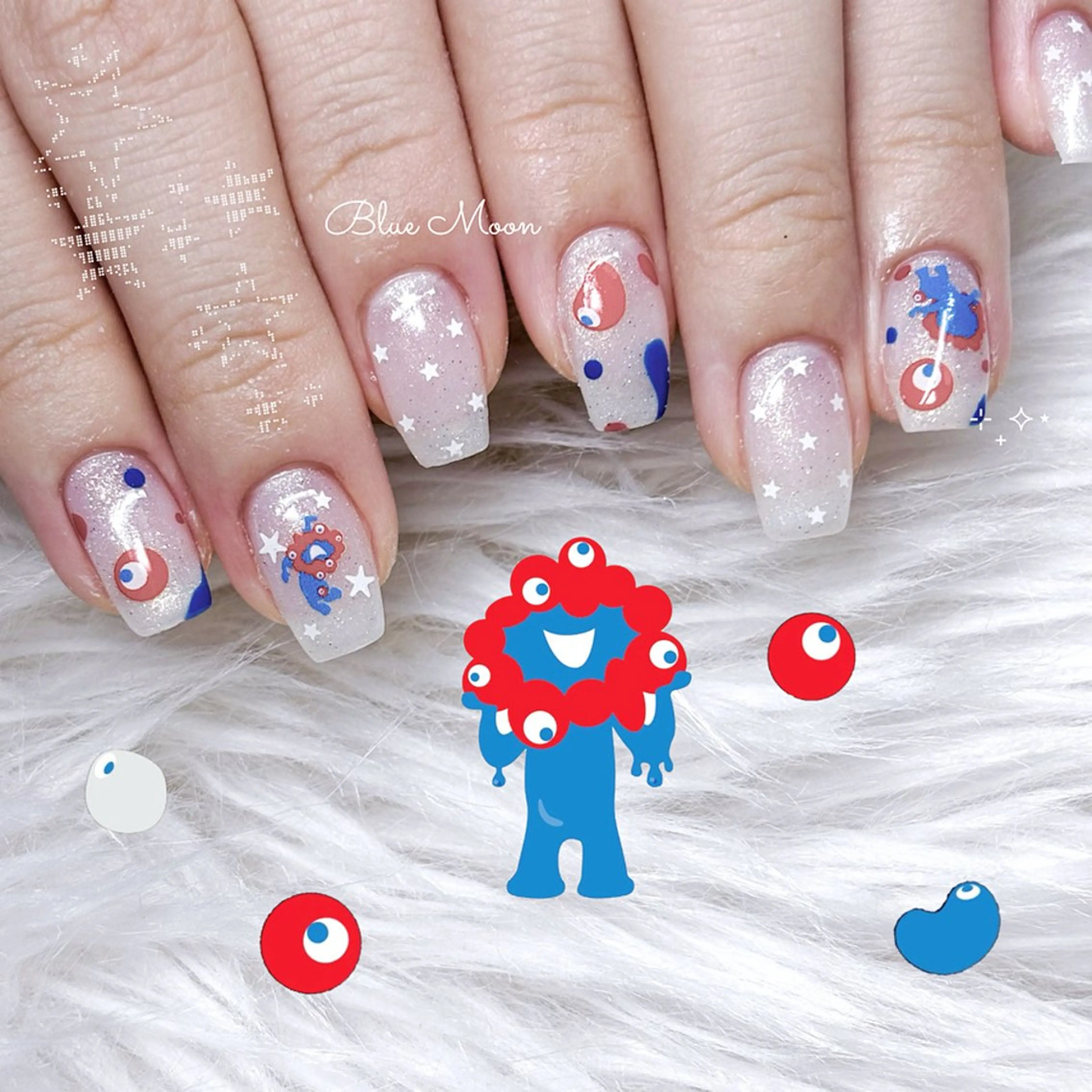 ネイル 持ち込み ハンドネイル フットネイル ハンドケア nail salon Blue Moonのネイルデザイン