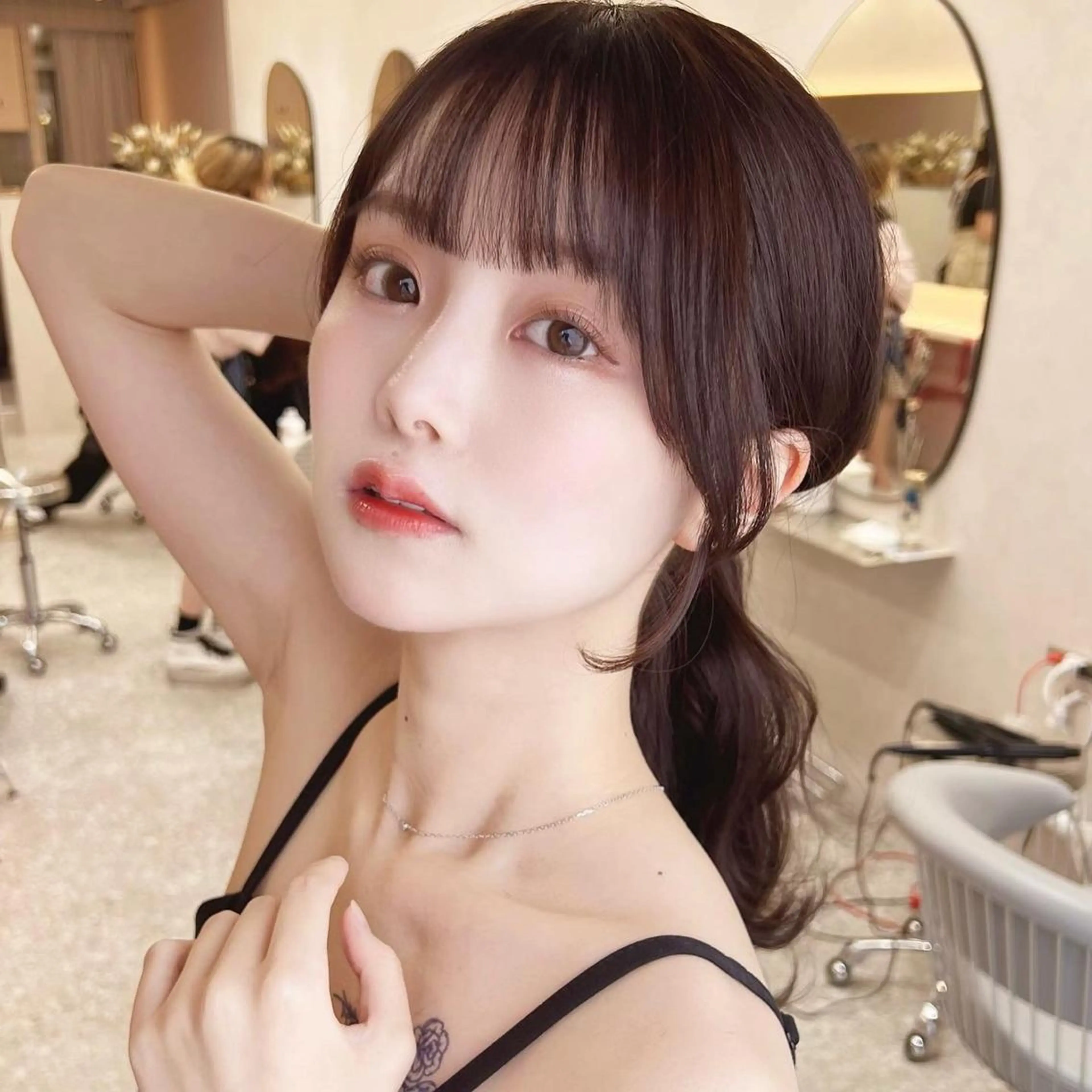 ❄️うるツヤ透明感♪】カラー+韓国式超音波アイロンTR　￥6980【新宿】❄️の写真