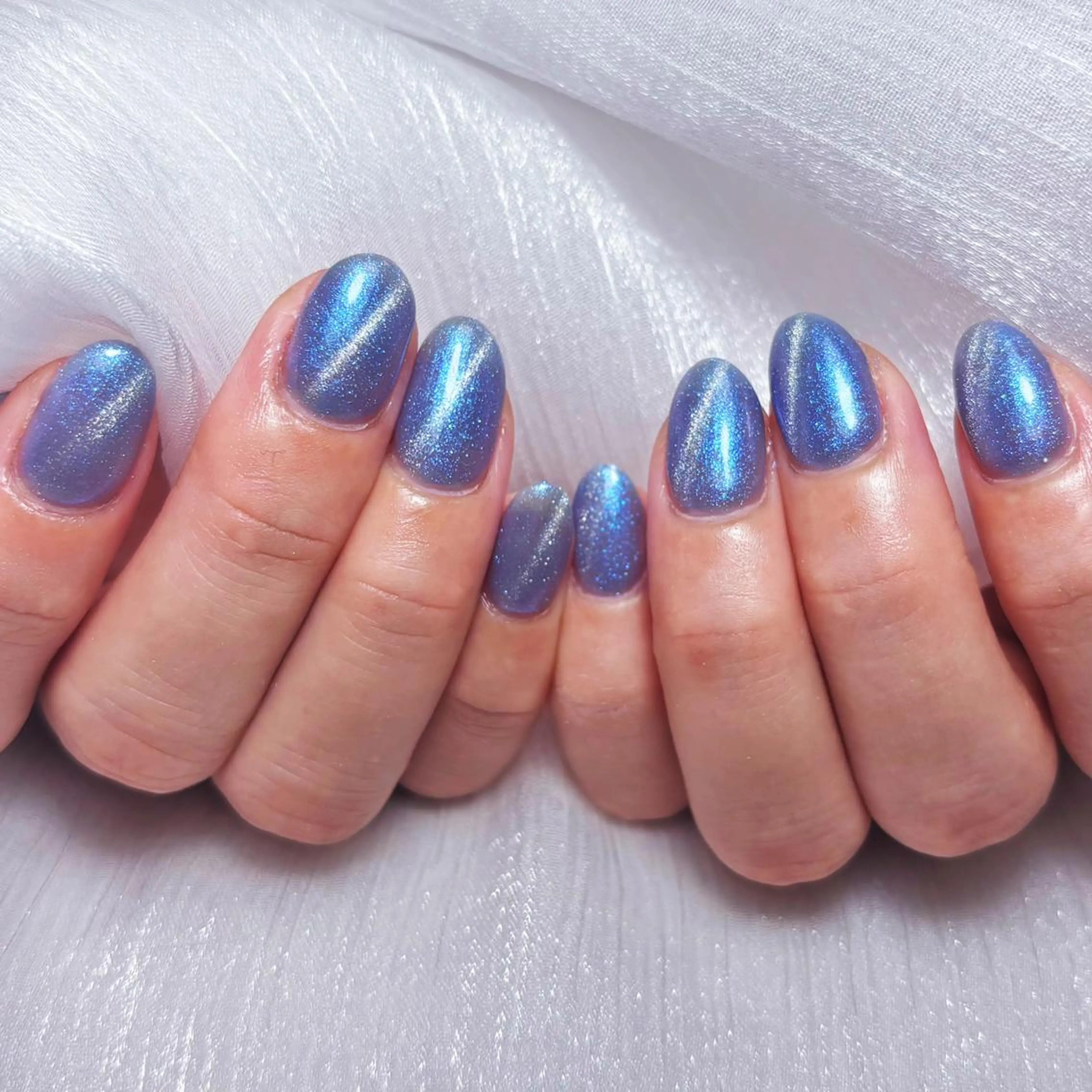 ネイル アートネイル オーロラネイル ガーリー キラキラネイル マグネットネイル ハンドネイル DIAMOND 💅のネイルデザイン