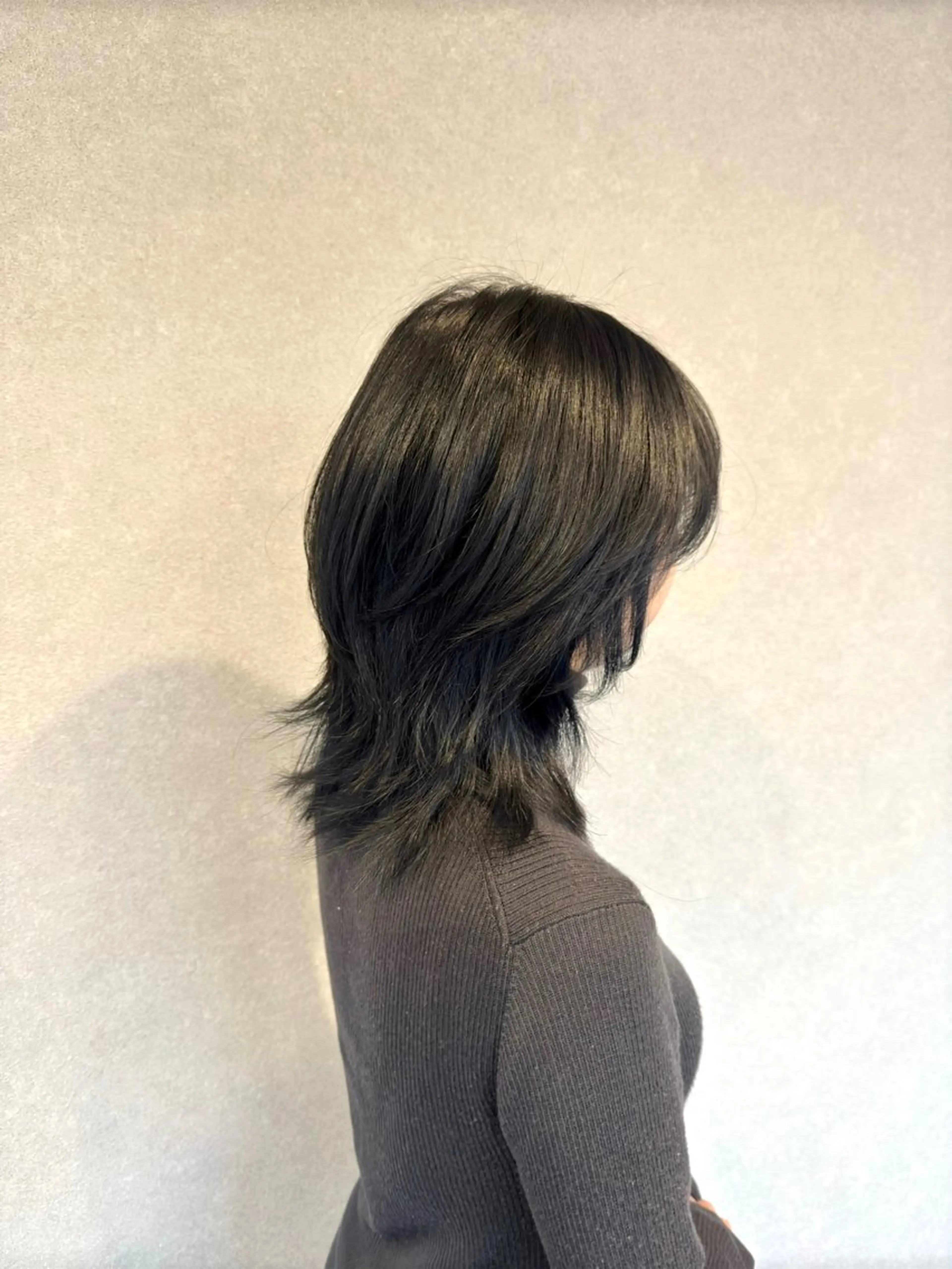 セミロング 髪質改善⚡️カラー 🍀武久 誠🍀のヘアスタイル