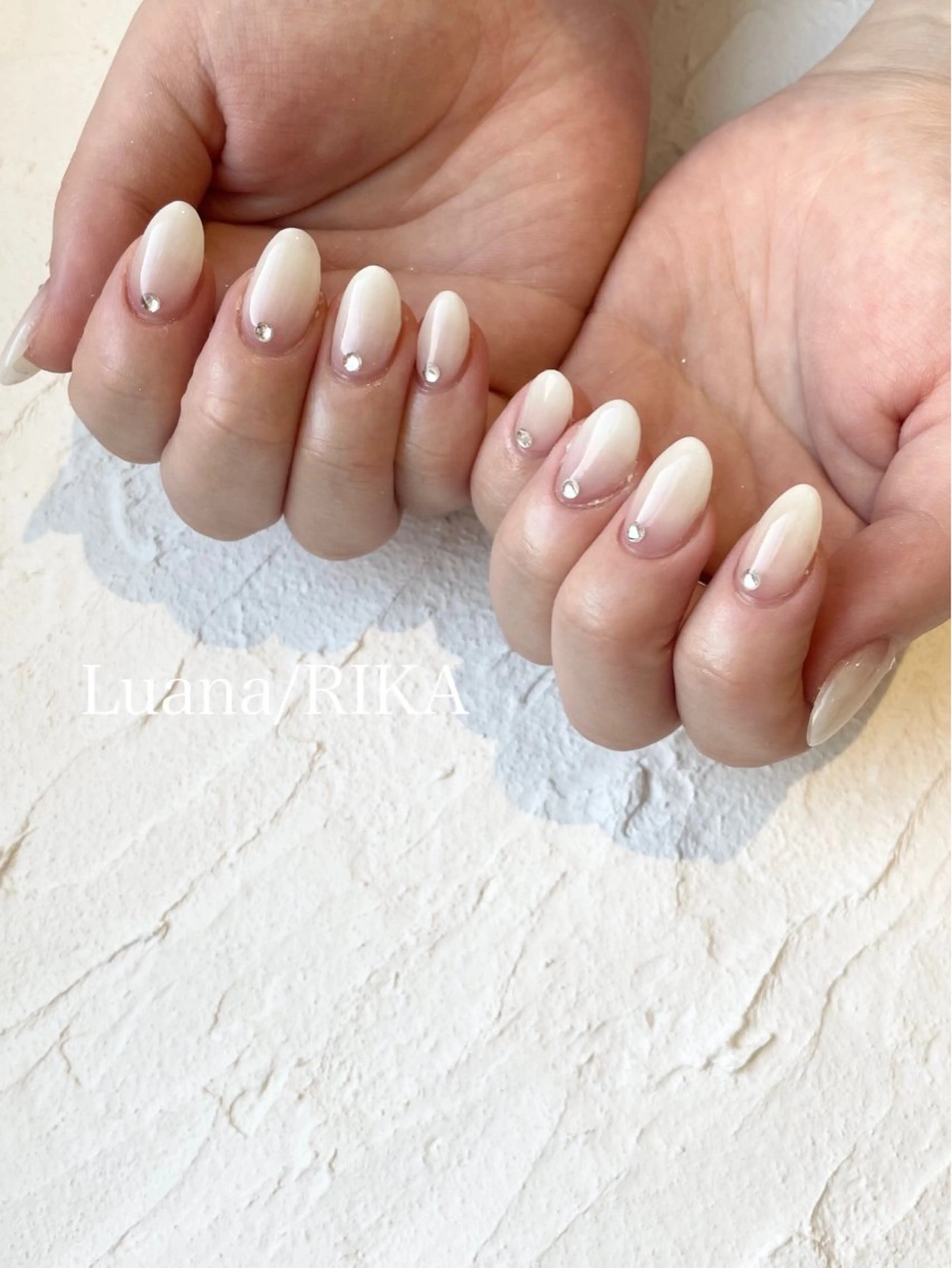 ネイル ストーンネイル Nail Salon Luana Rikaのネイルデザイン
