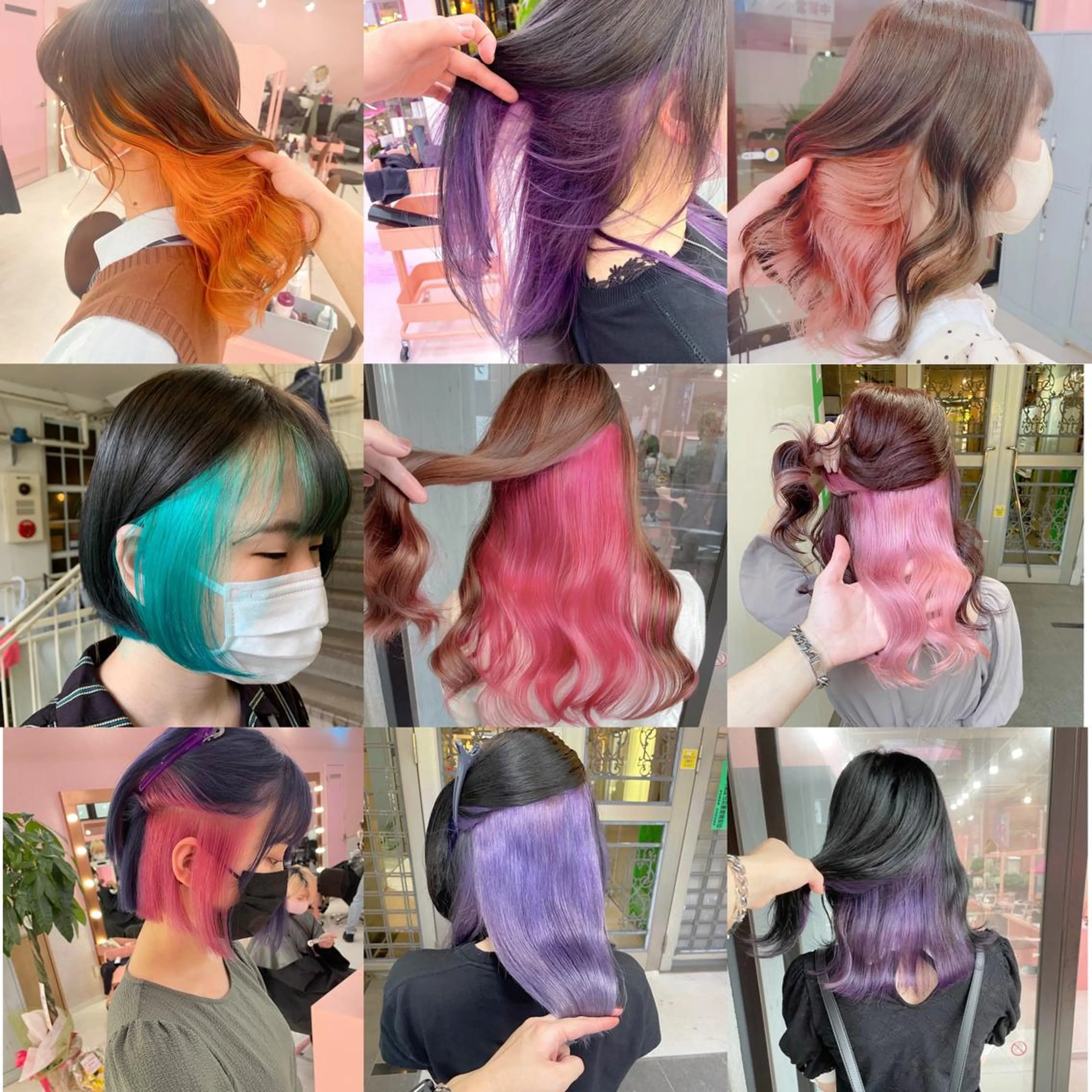 🐥インナーカラー🐥ブリーチ＋カラー＋トリートメントの写真