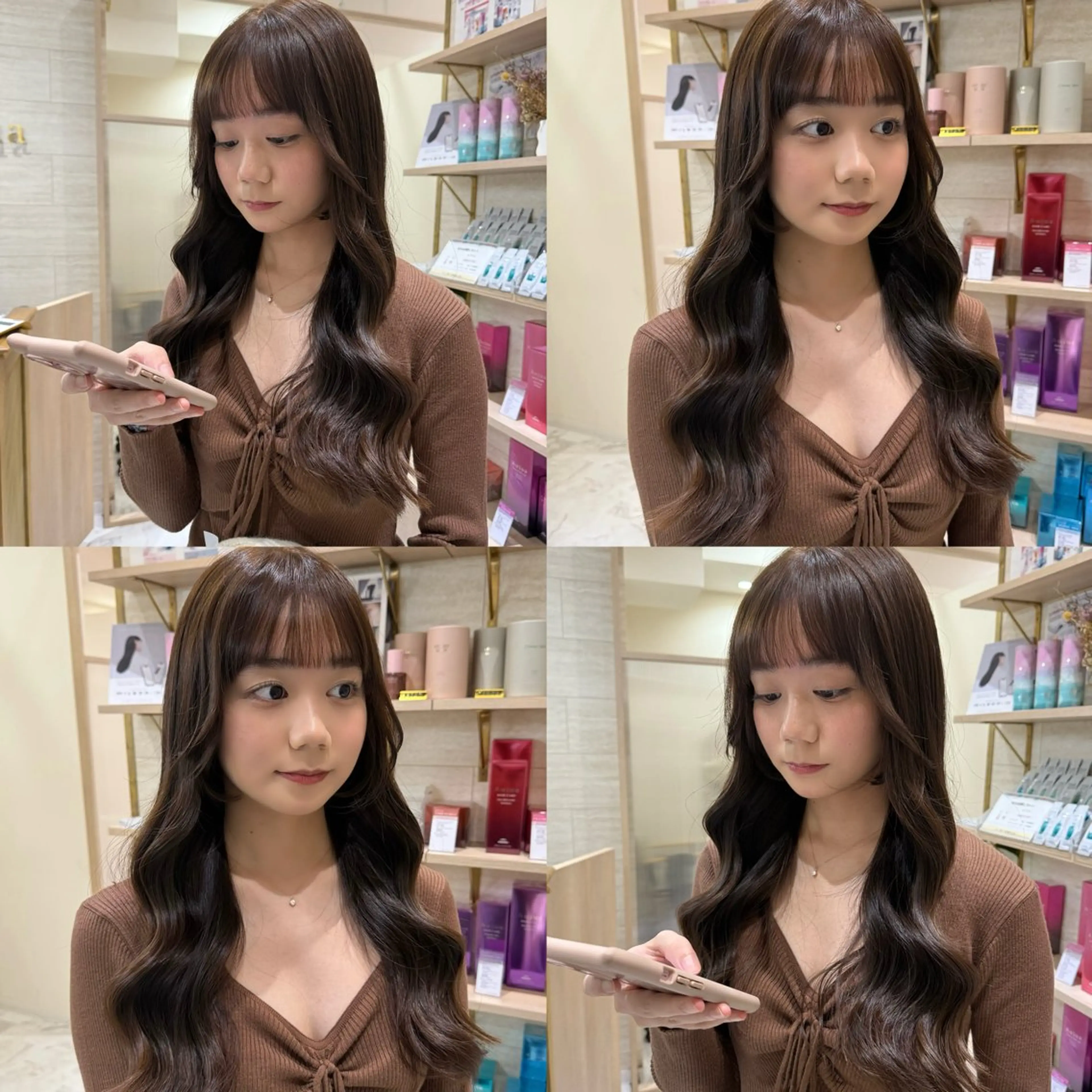 カット+カラー+𝔸𝕦𝕛𝕦𝕒ハイダメージケアTRの写真