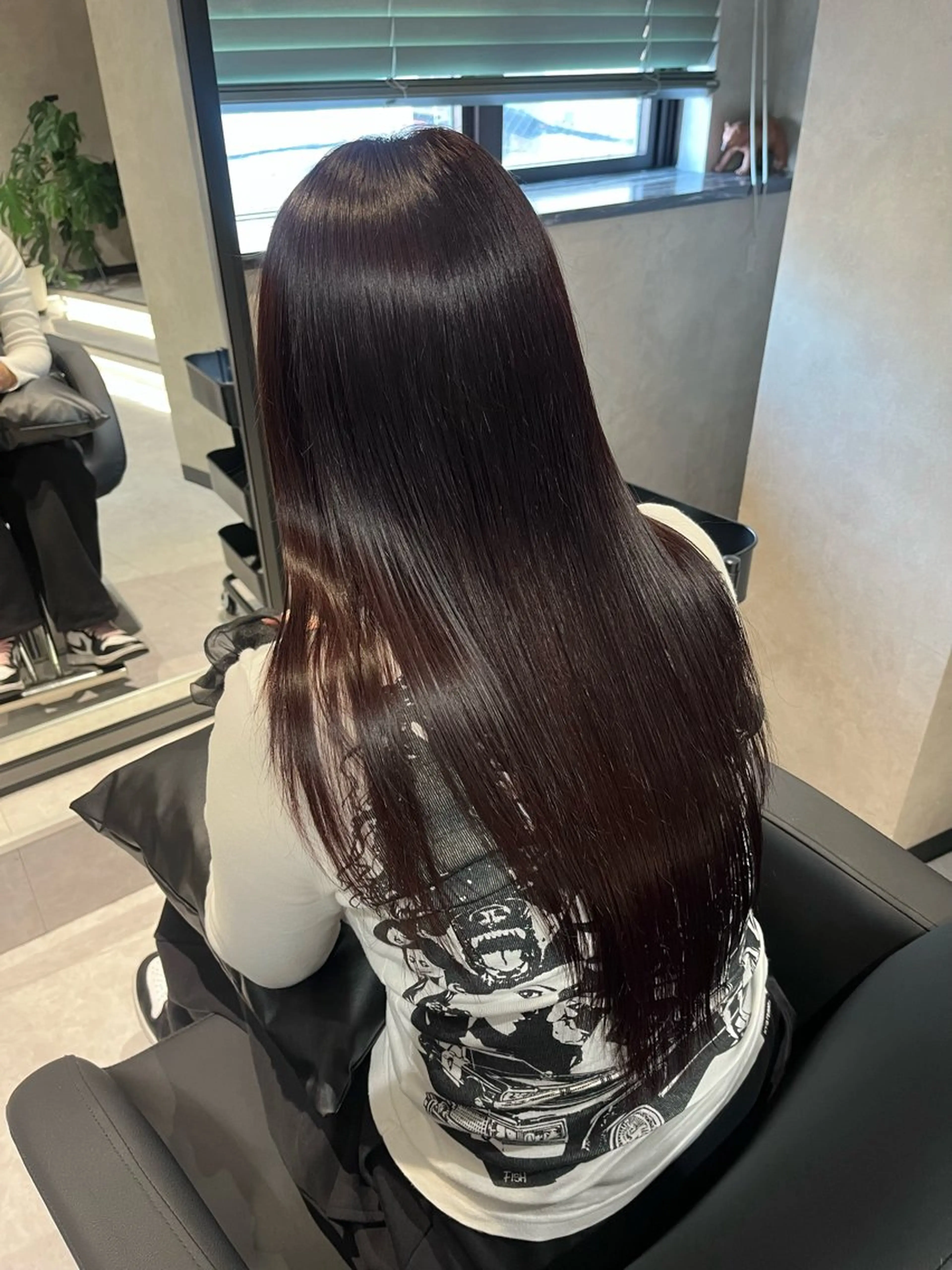 ロング カラー 透明感カラー 髪質改善 縮毛矯正 《.Xian》ナツミ /艶髪/暖色/ボブのヘアスタイル