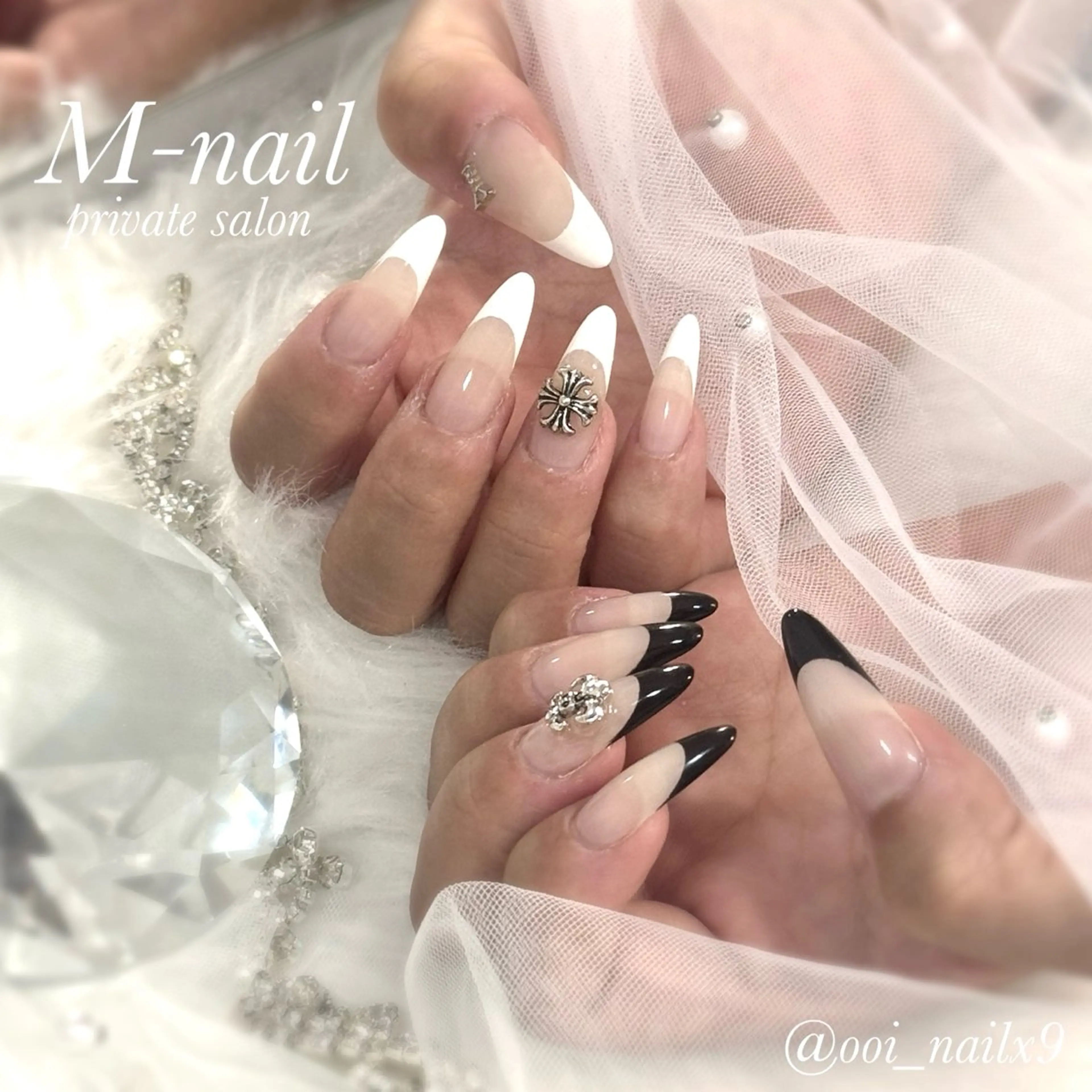 【オフ込み】フレンチネイル🎀の写真