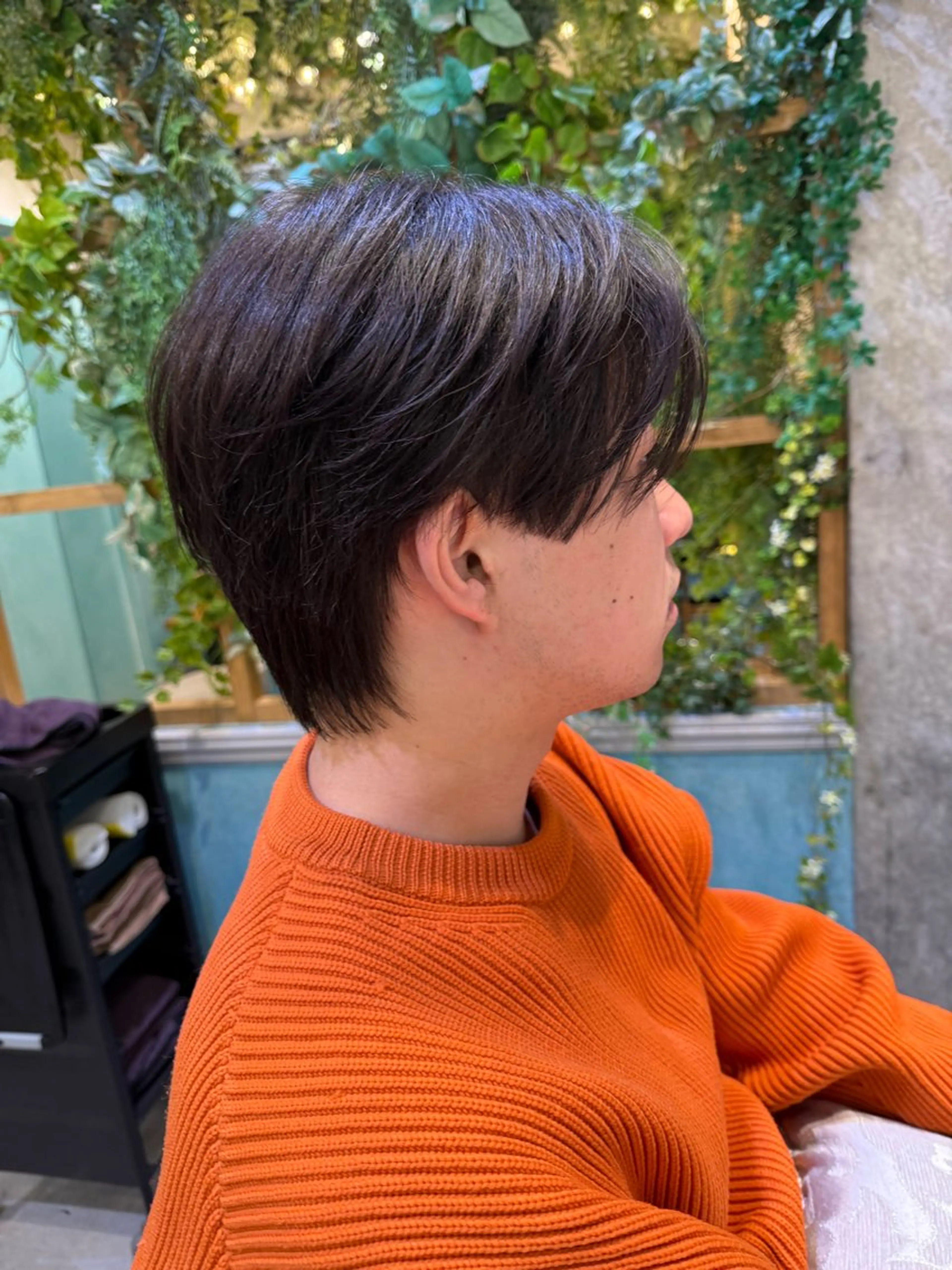 メンズ メンズ韓国風 rinaブリーチなし 柔らかまろみベージュのヘアスタイル