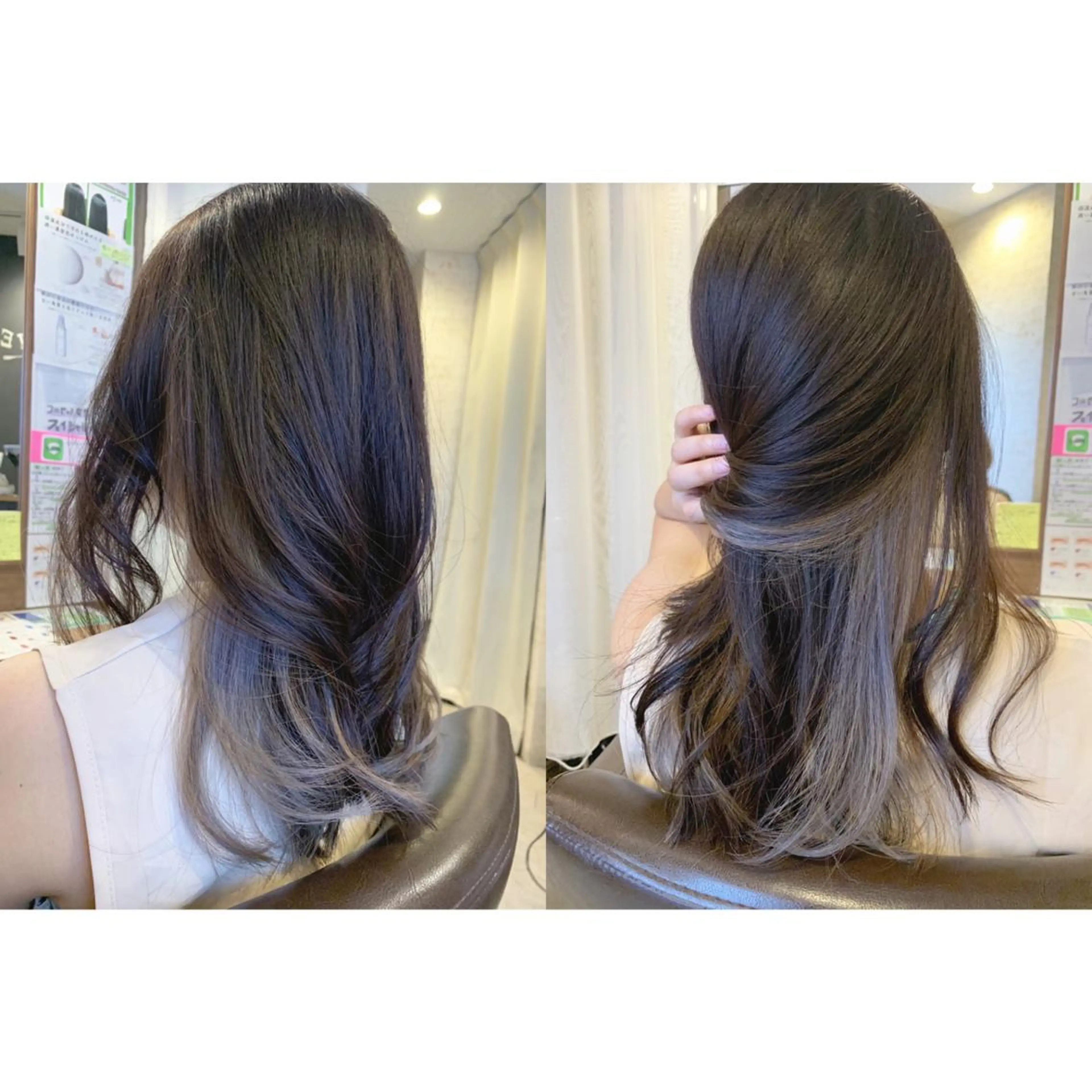 ロング カラー ベージュカラー ブリーチ ブラウンカラー デザインカラー インナーカラー ヘアカラー トリートメント ✨縮毛矯正✨髪質改善 ナカシマ ユミのヘアスタイル