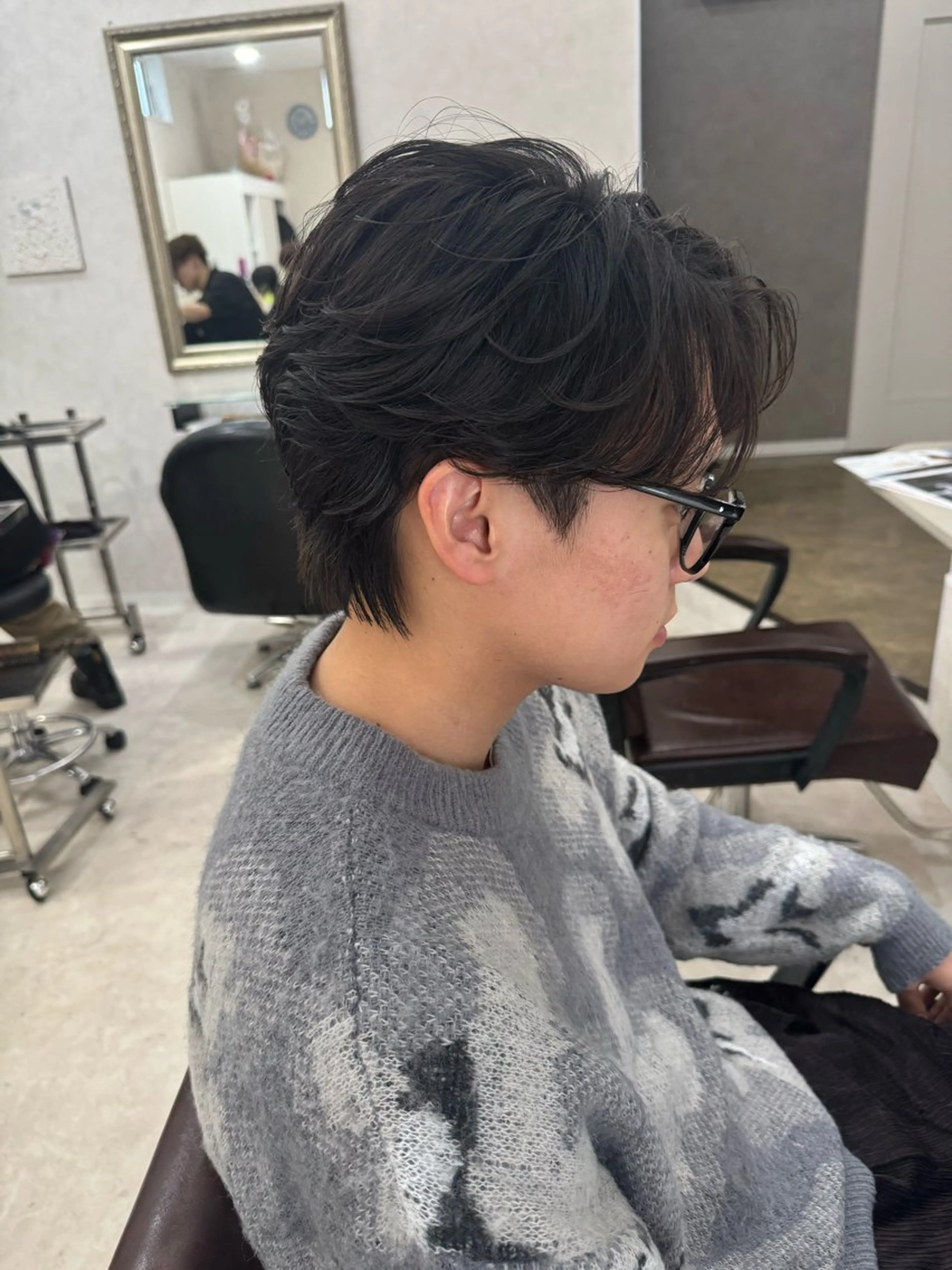 メンズ カット パーマ ＆tigre 佐藤秀太のヘアスタイル