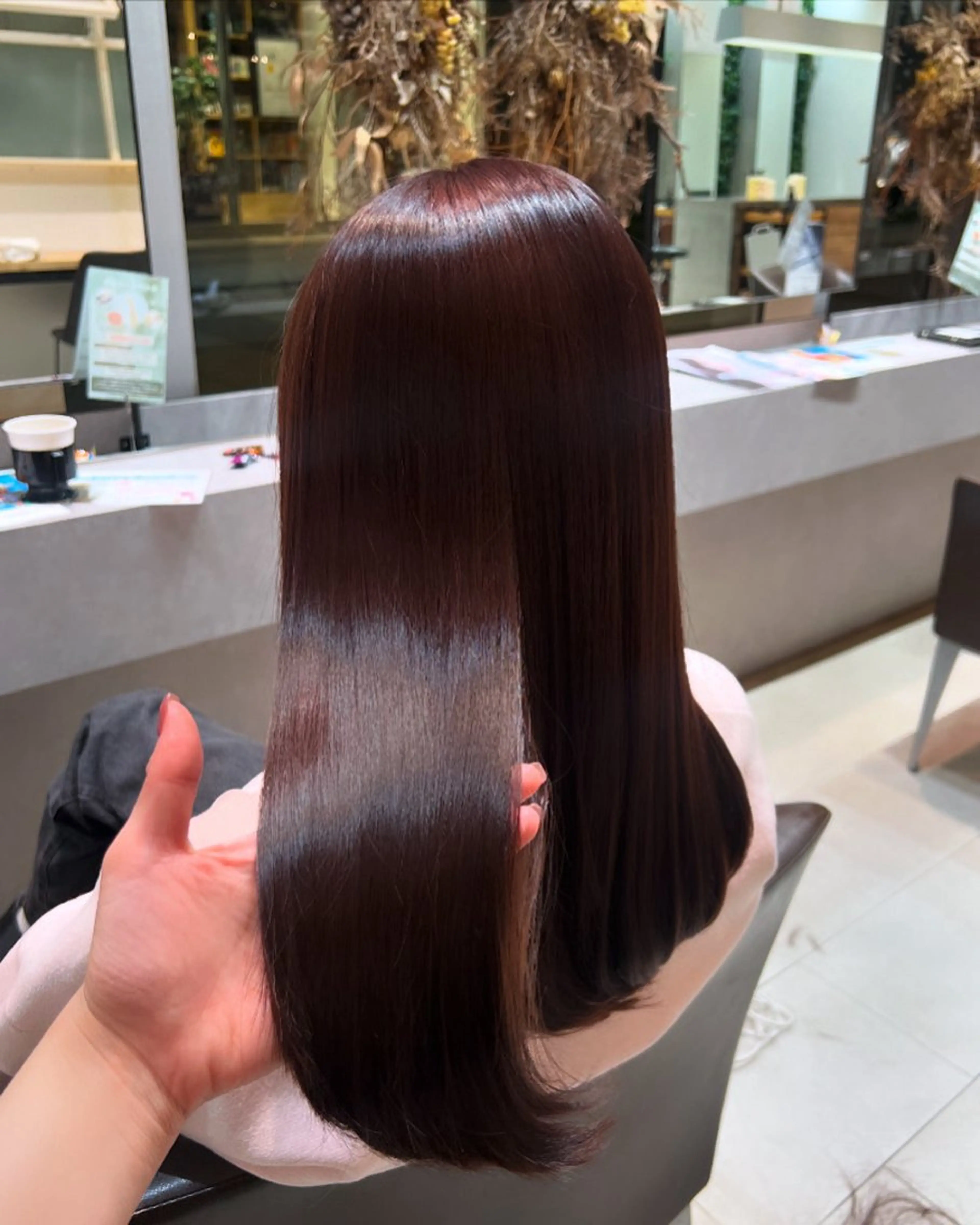 【minimo限定価格⭐️】イルミナカラー💜💙シャンプーブロー込🧴‎◌𓈒𓐍の写真