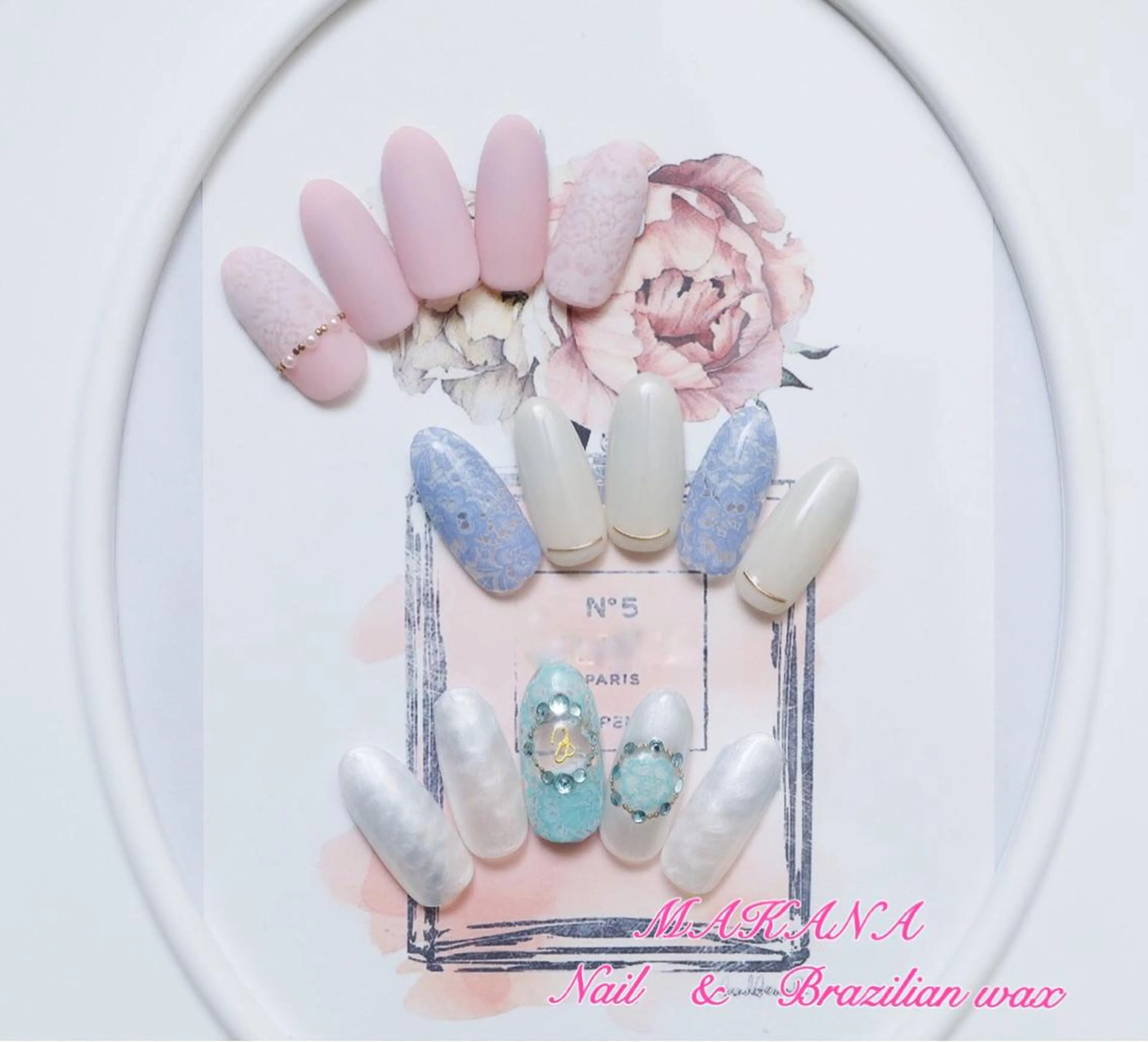 ネイル レース ハンドネイル MAKANA所属・鈴木 ユニのネイルデザイン