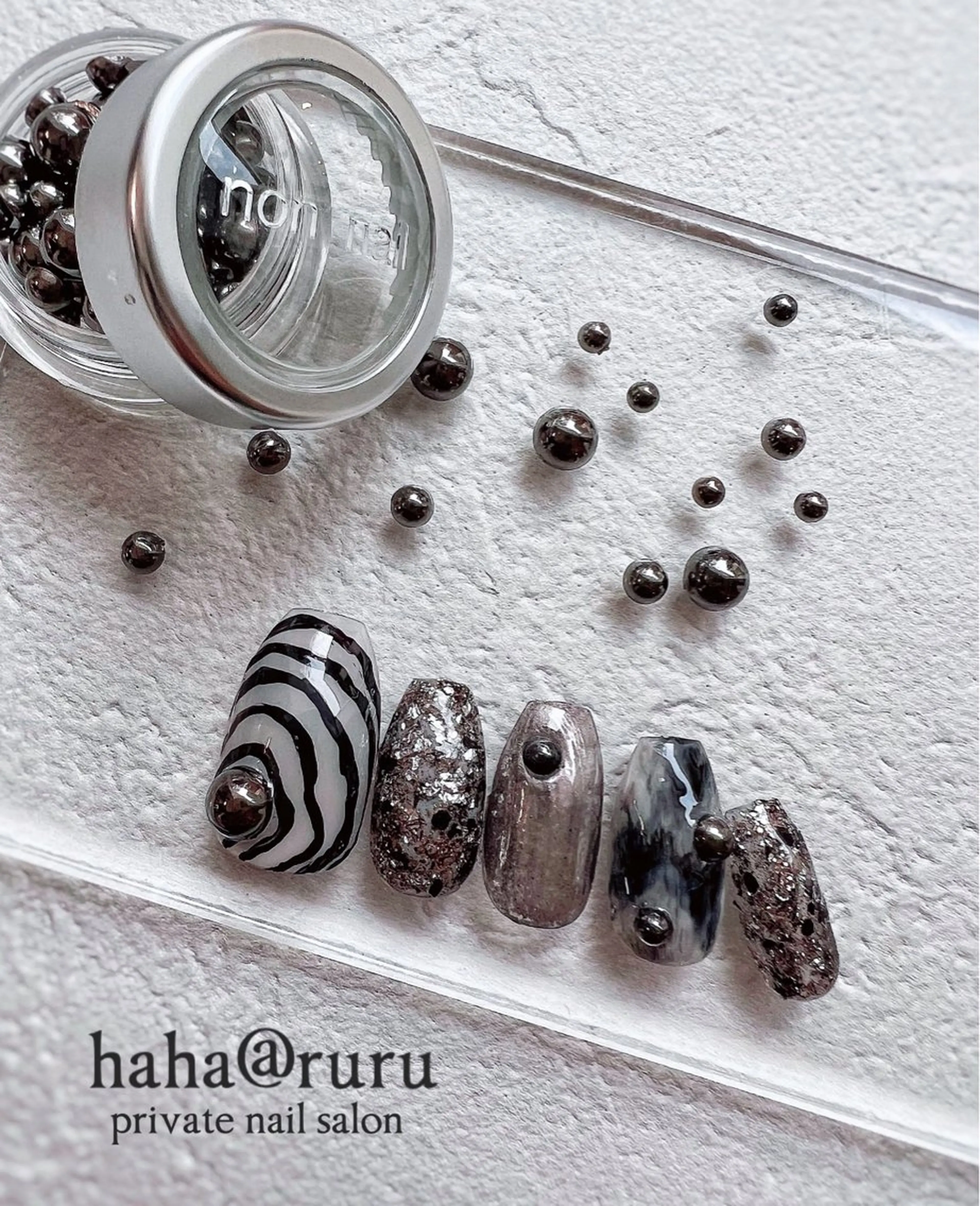 ネイル haha@ ruruのネイルデザイン