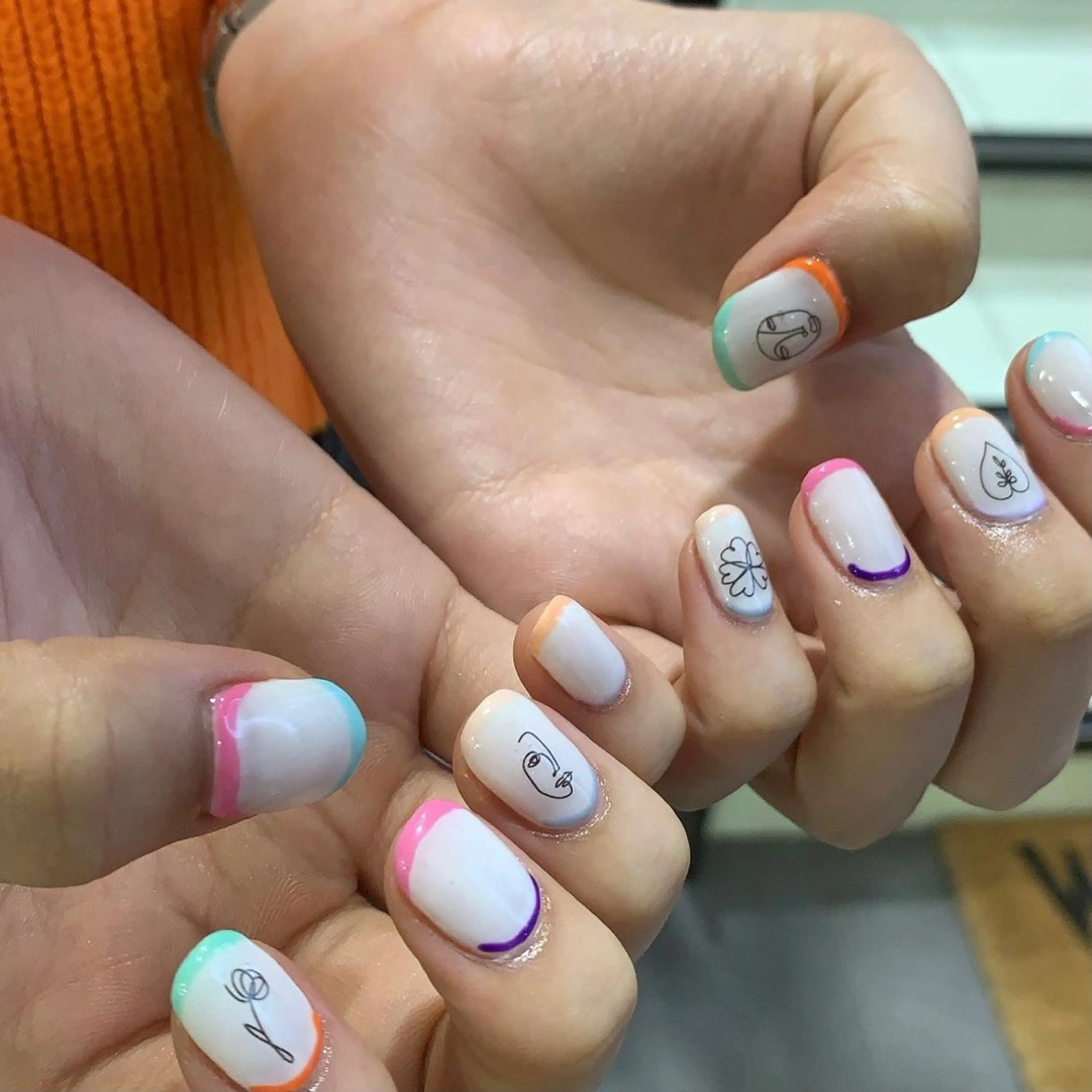 ネイル ハンドネイル 韓国🩶Y2Kネイル 💫くれはのネイルデザイン