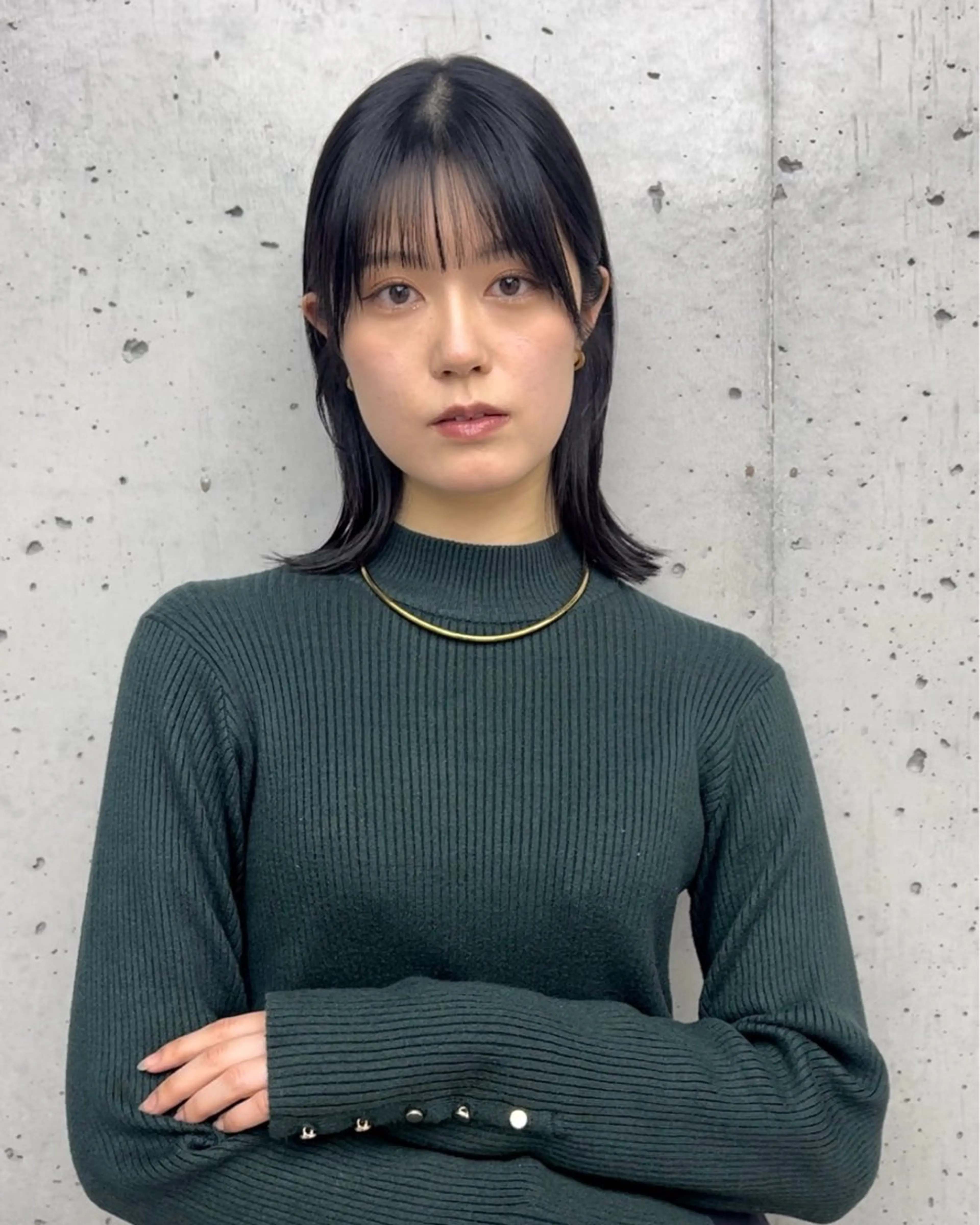 ミディアム i.blue所属・似合わせカット/ ヘアメイク/naruのヘアスタイル