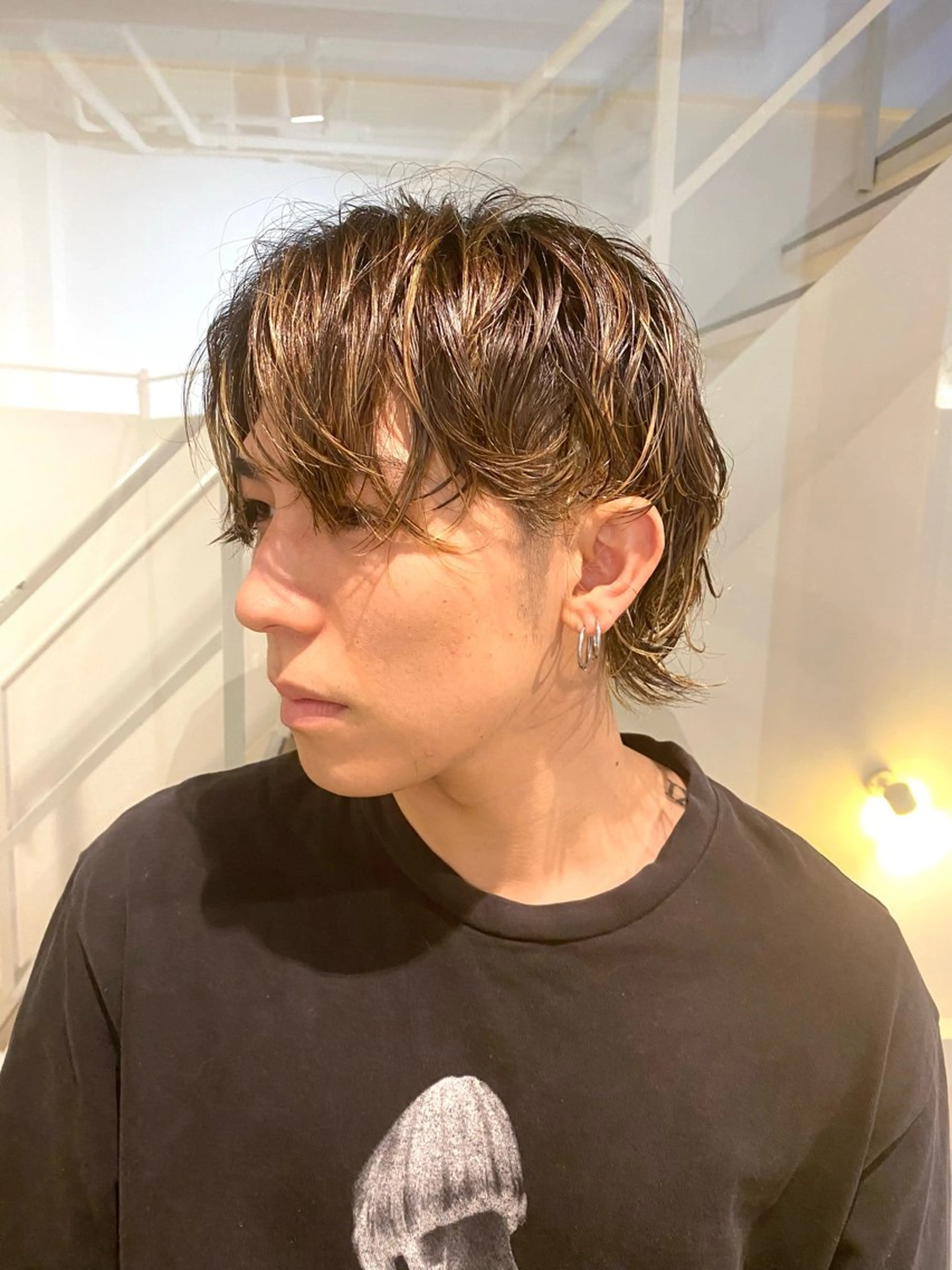 パーマ メンズ メンズパーマ メンズウルフカット ウルフカット salon MISAHIのエステ・リラクイメージ