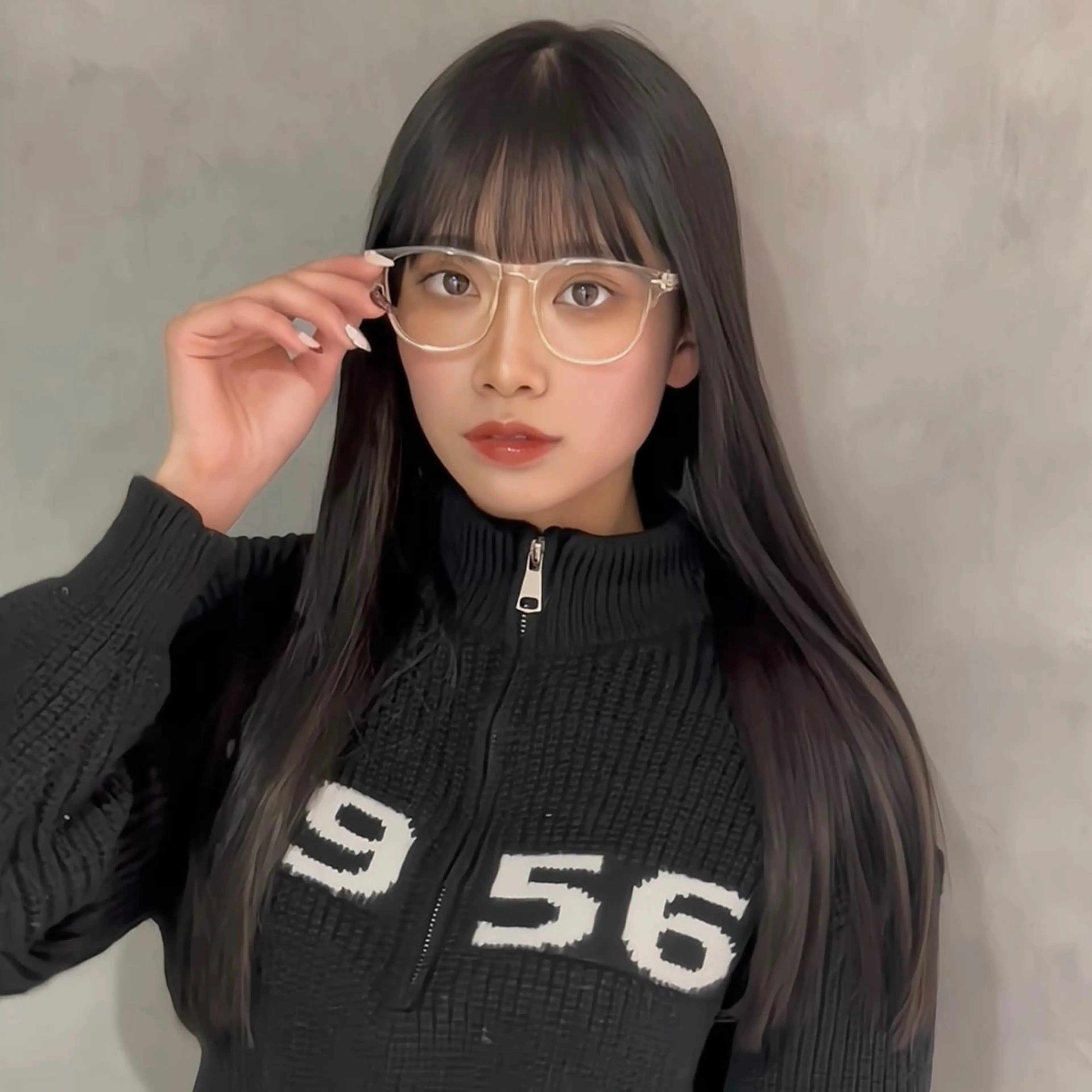 ロング 石山 洸平のヘアスタイル