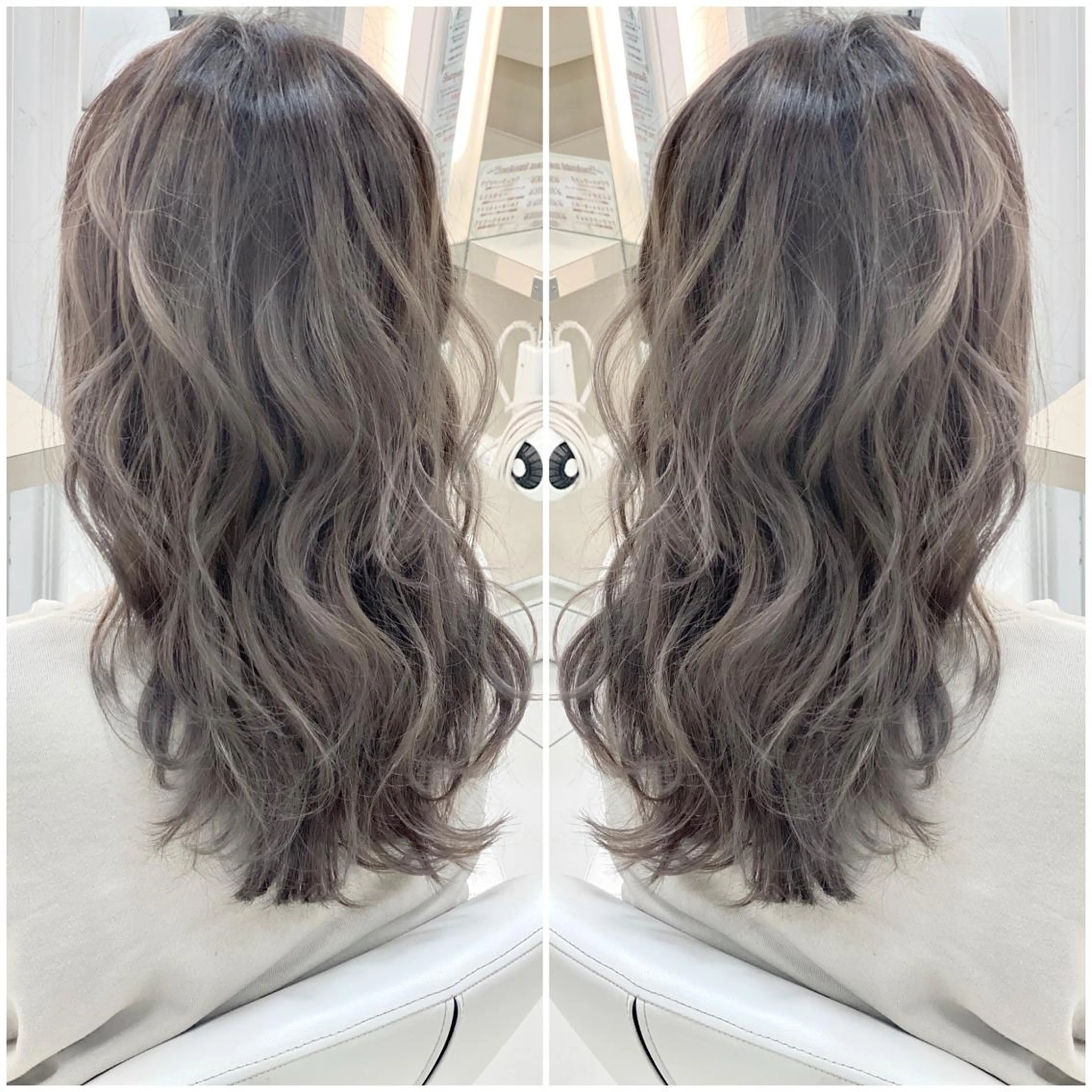 ロング 全席個室　暖色カラー Zina松園優香🌸のヘアスタイル