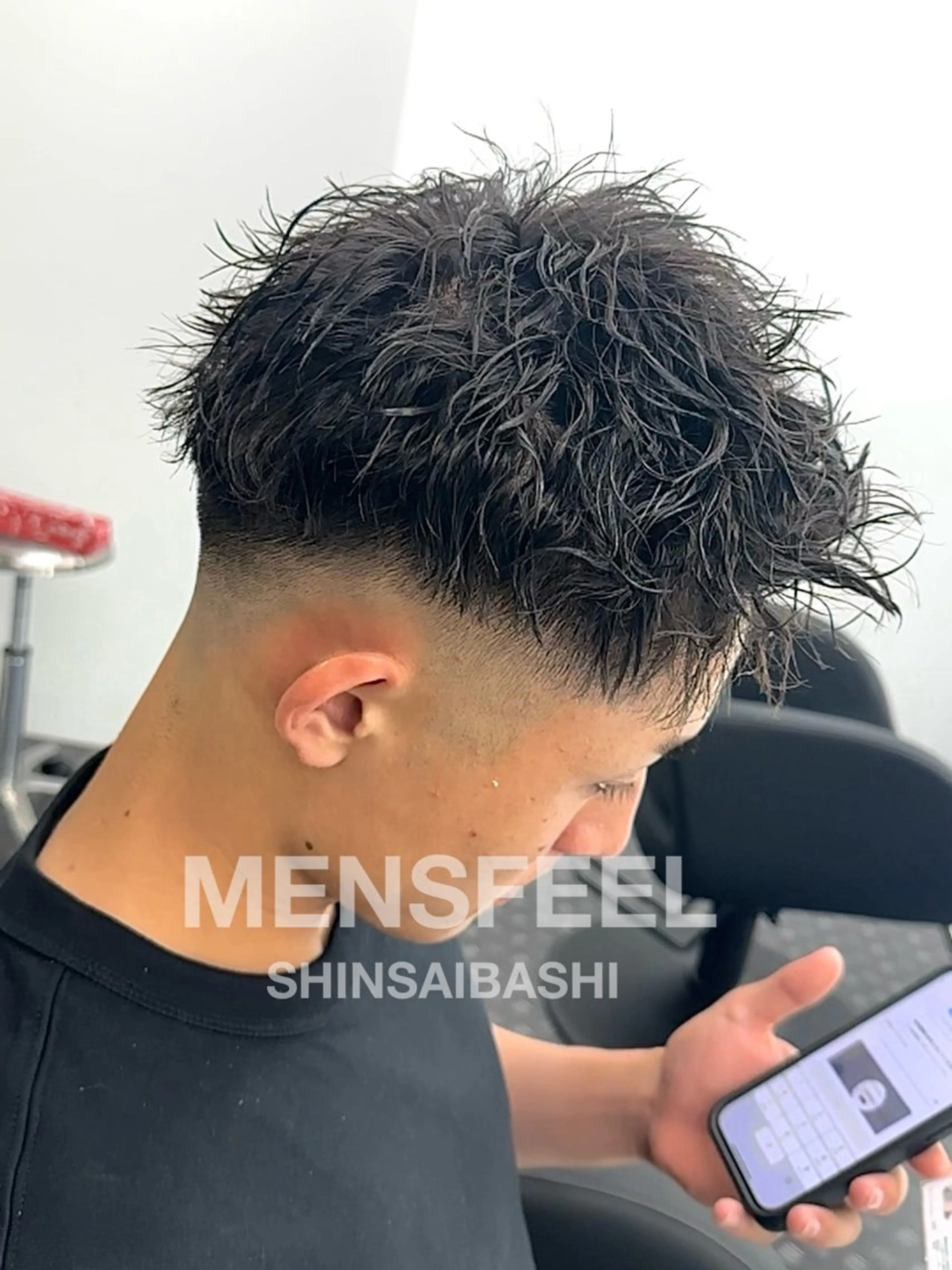 ミディアム MENS FEEL所属・メンズパーマが上手い 💇RYO❤️‍🔥のヘアスタイル