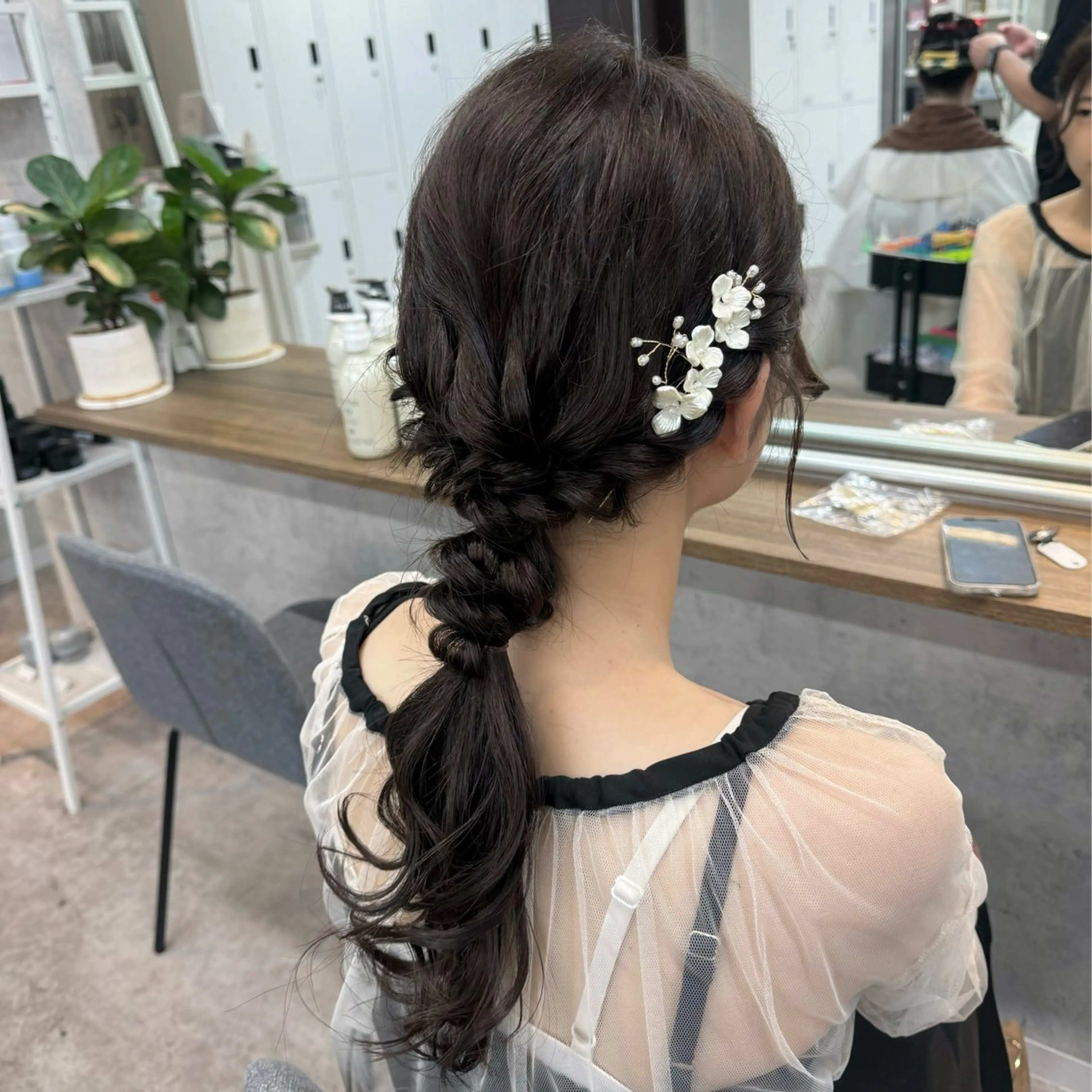 ロング ヘアアレンジ ヘアセット JUNSHIN🦋 ヘアセット／カラーのヘアスタイル