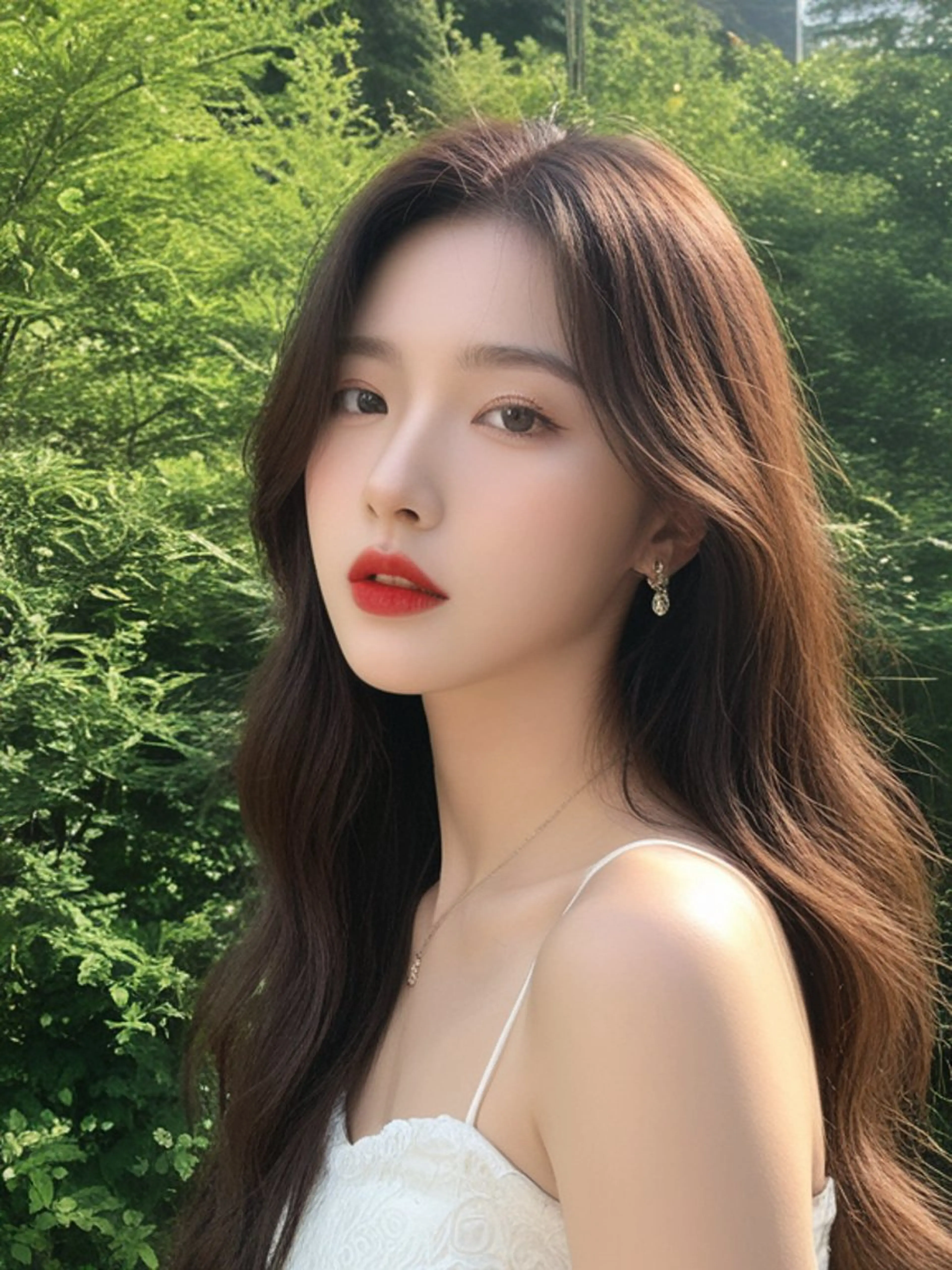 ロング カット ヘアカラー トリートメント 新宿/韓国メンズ RIKUパーマのヘアスタイル