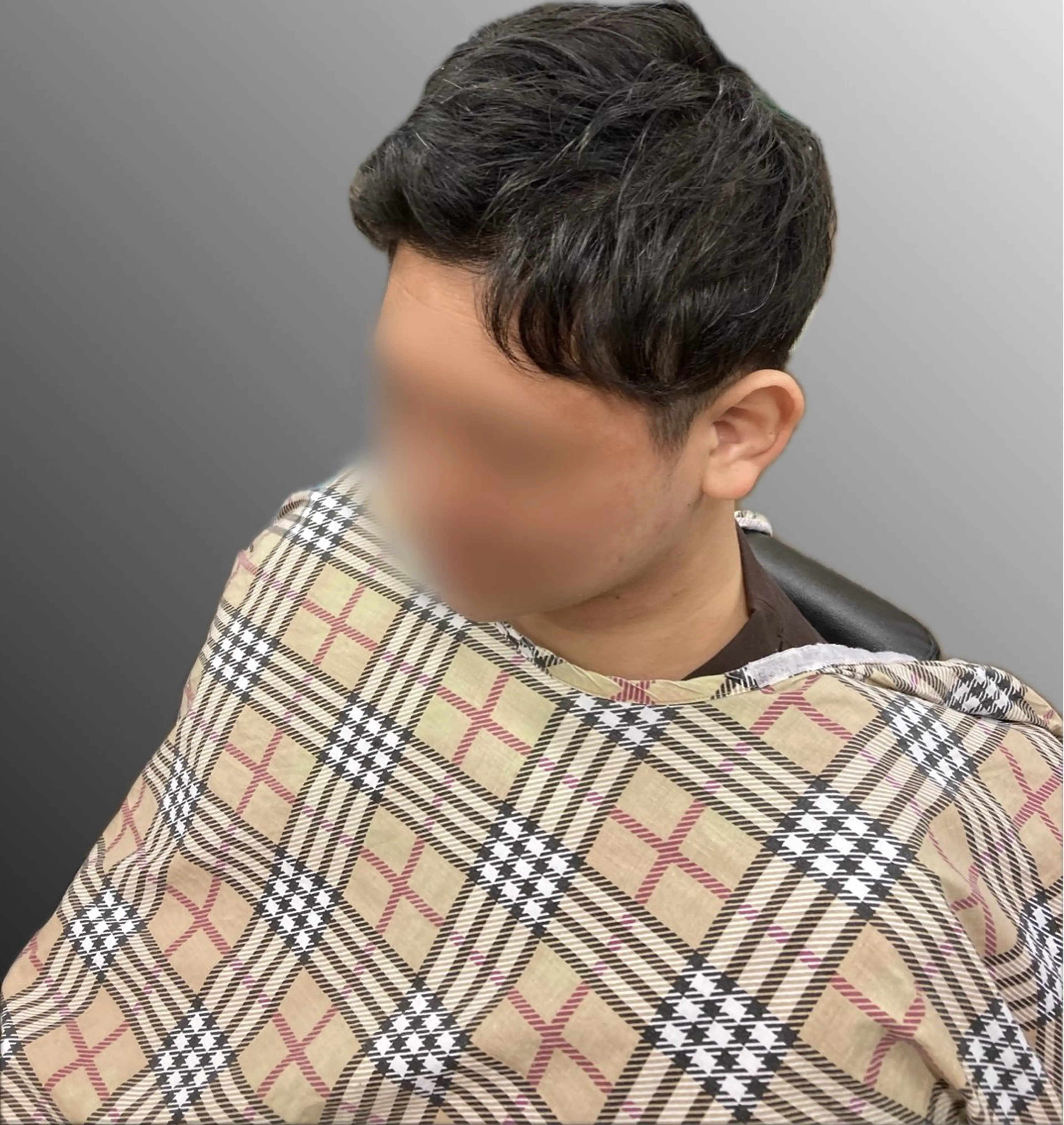 メンズカットモデルの写真