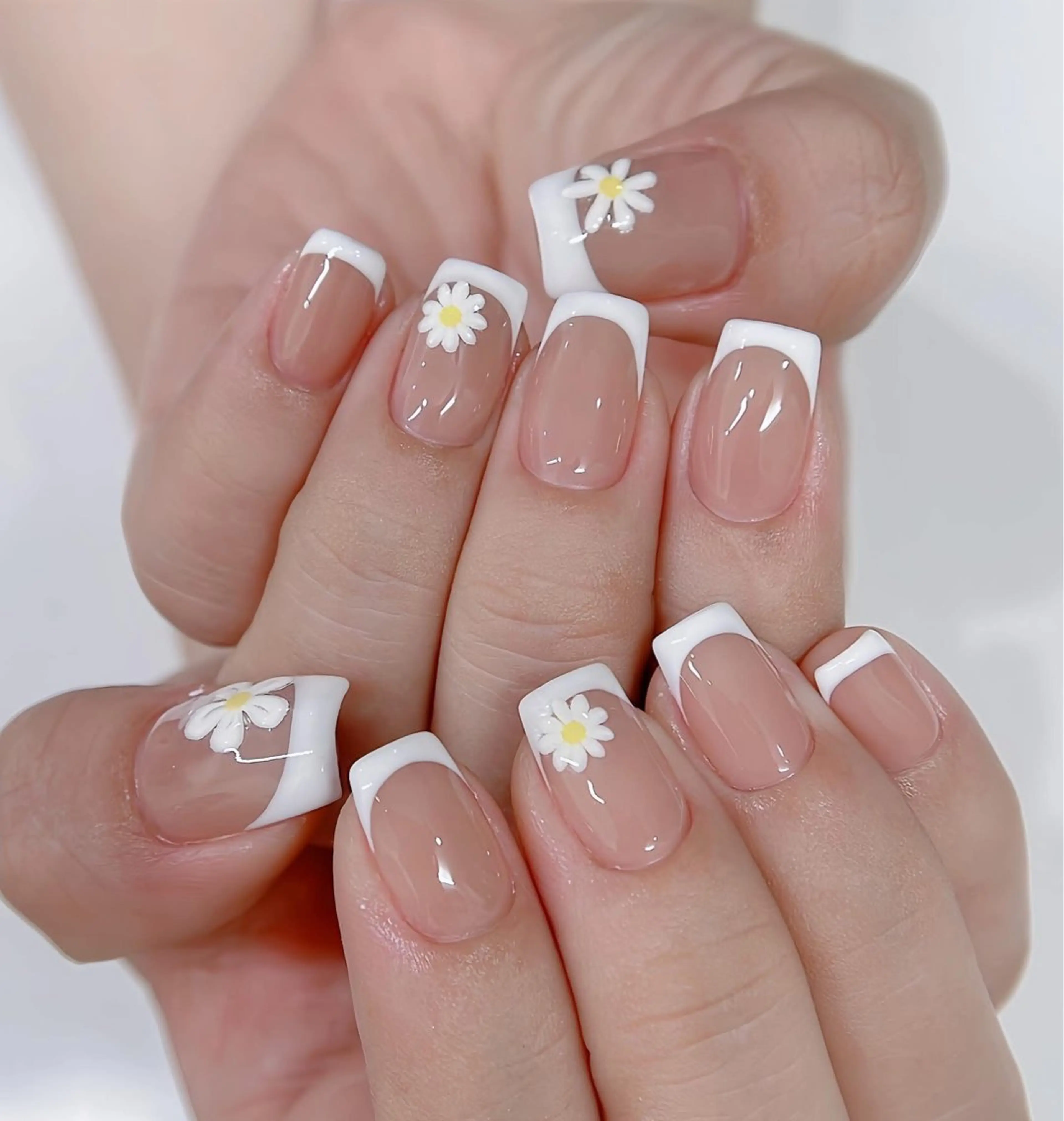 ネイル アートネイル フレンチネイル ジェルネイル グラデーション 韓国ネイル 村中 ハナのネイルデザイン