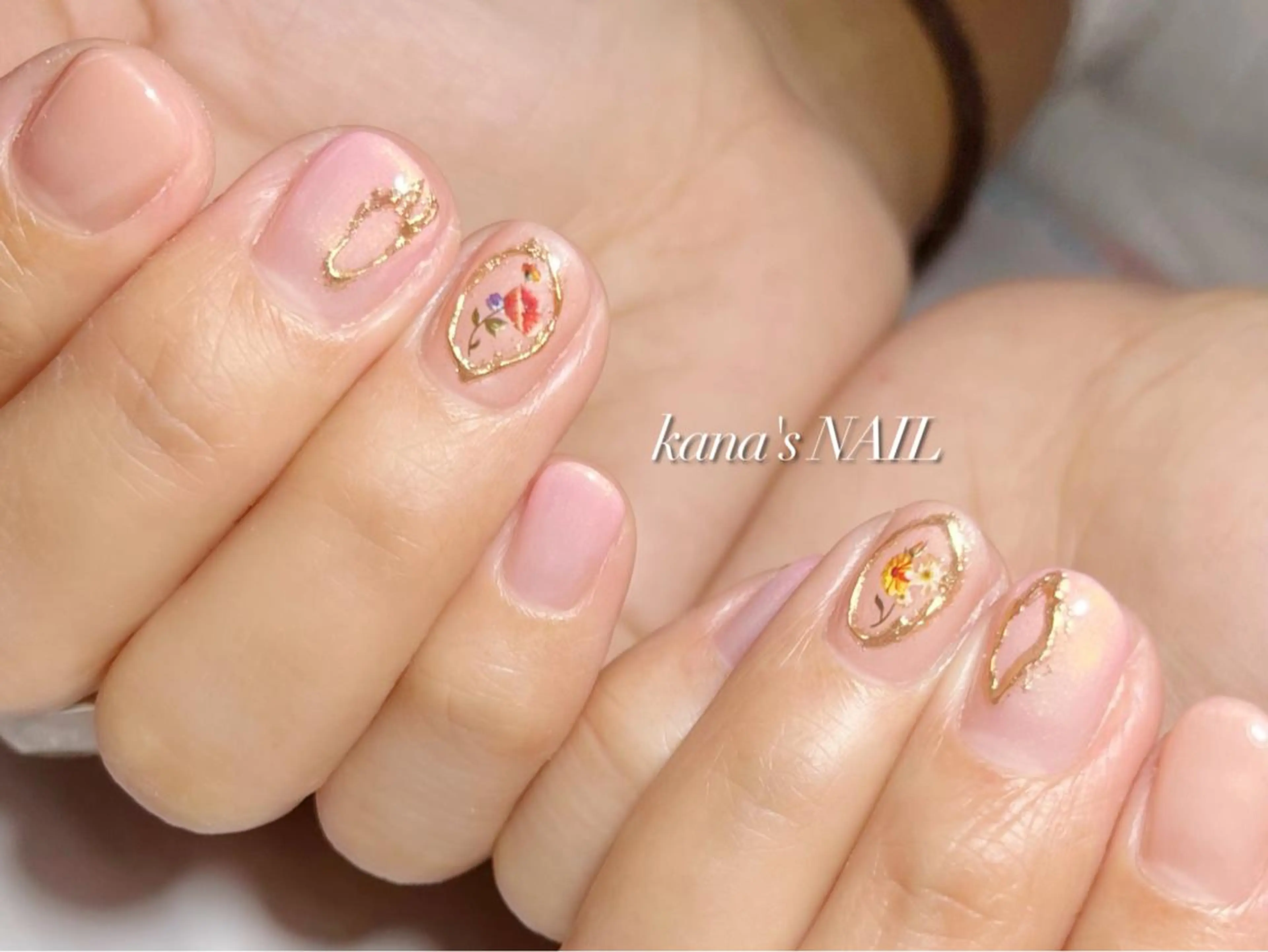 ネイル かな/40代からの カジュアルネイルのネイルデザイン