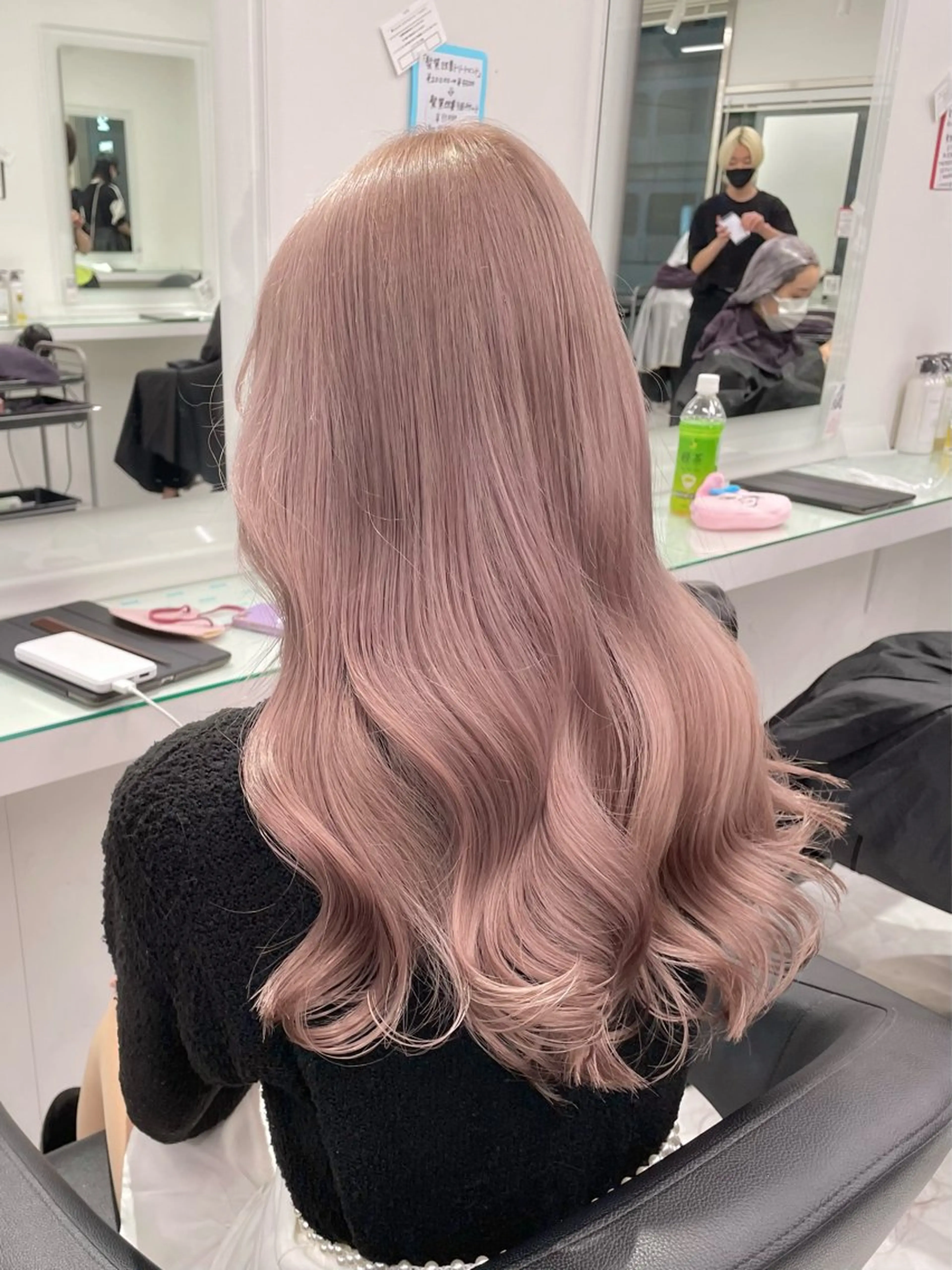 セミロング カラー 🩷暖色カラー🩷 BONのヘアスタイル