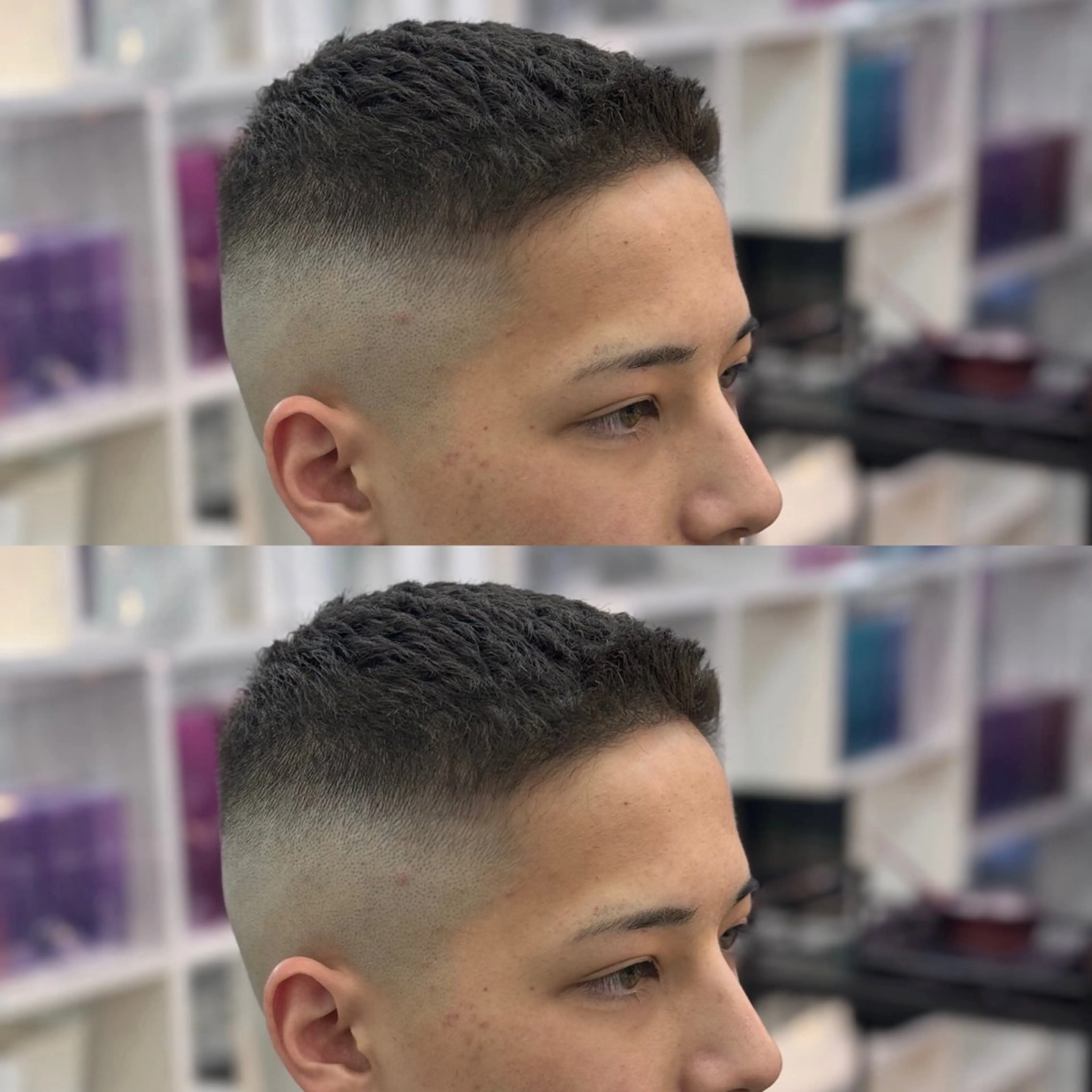 ショート カラー パーマ メンズ 泰成/メンズ特化/ フェード/ツイスパのヘアスタイル