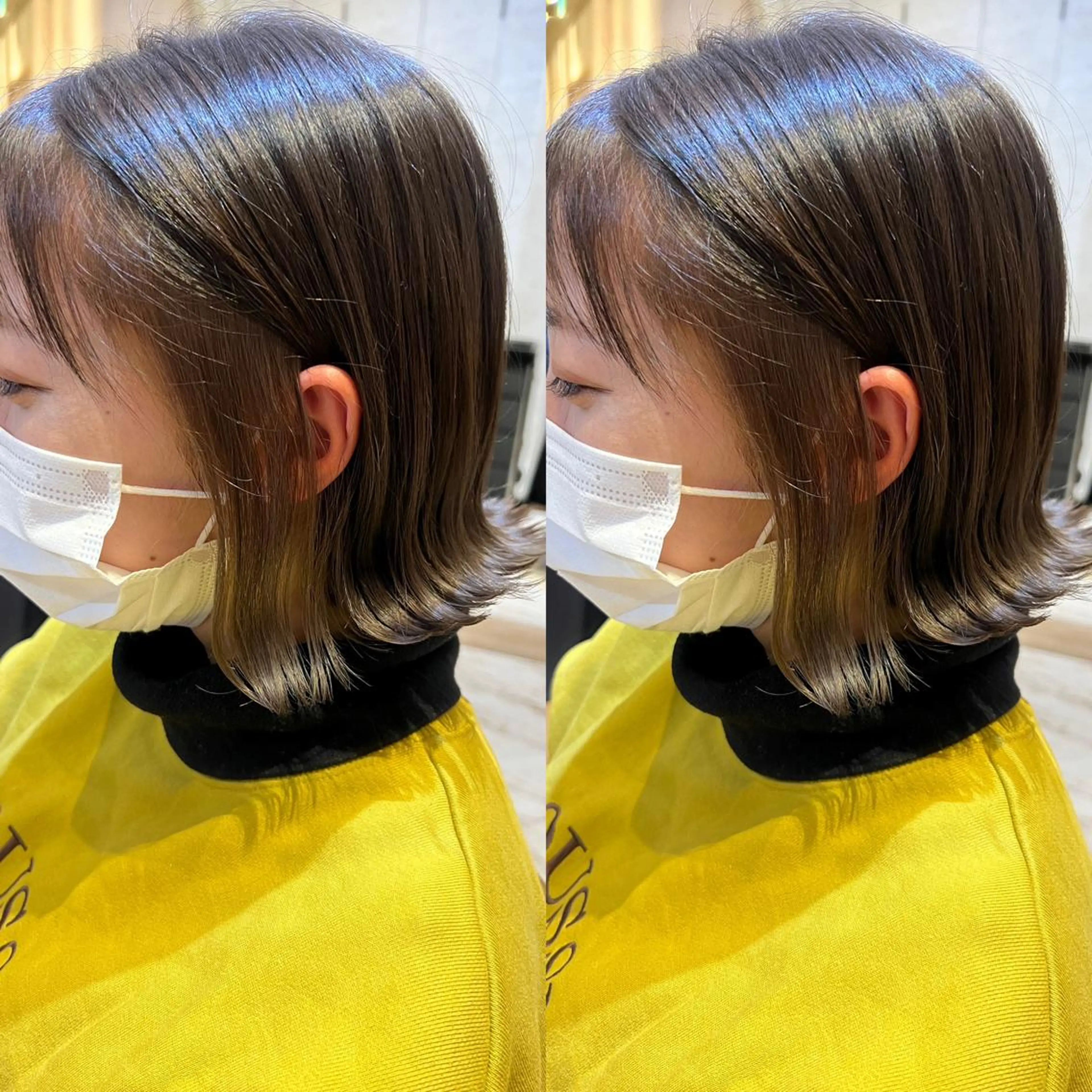 ミディアム カラー MIKU /ボブ/外ハネボブのヘアスタイル