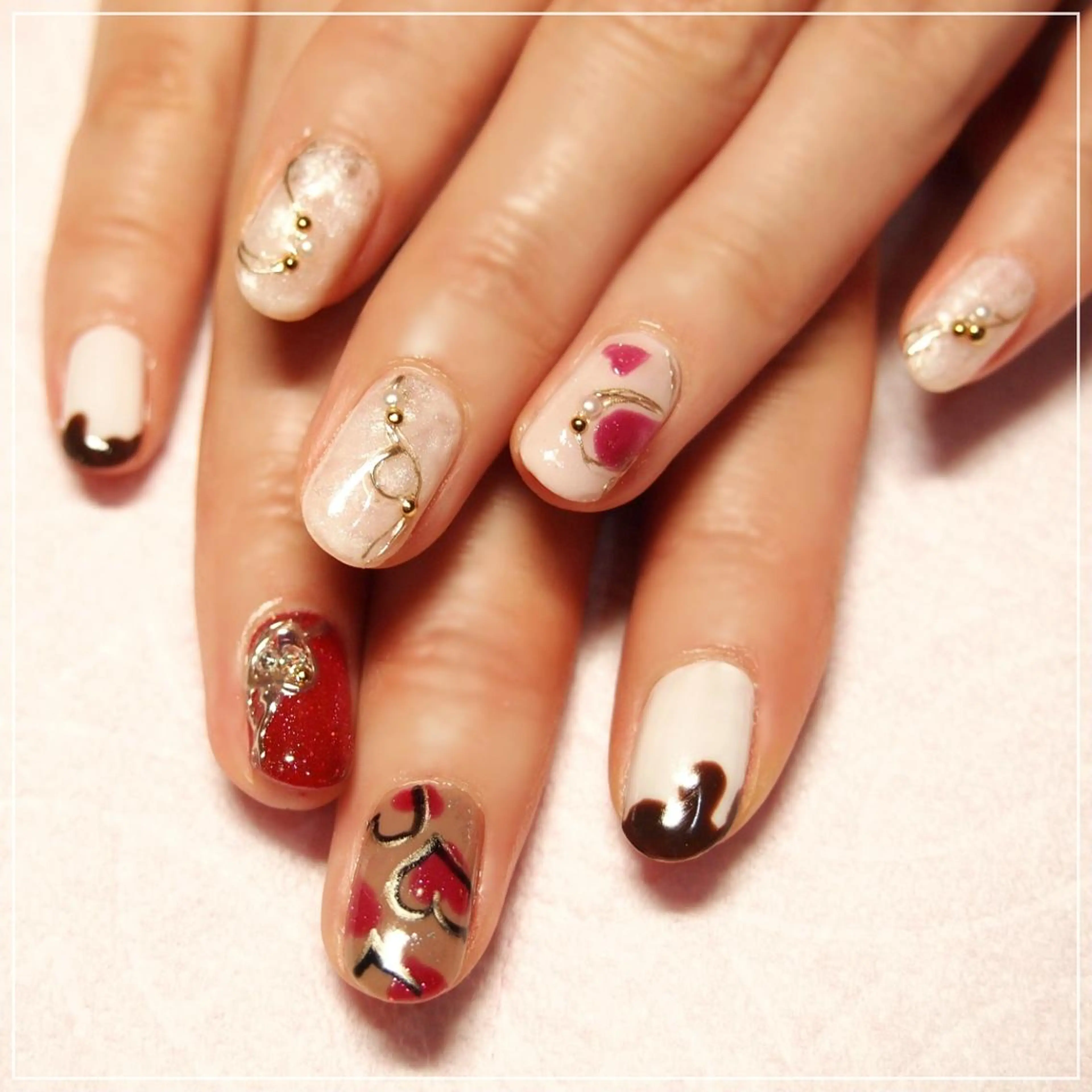 ネイル ハンドネイル 山田 麻衣のネイルデザイン