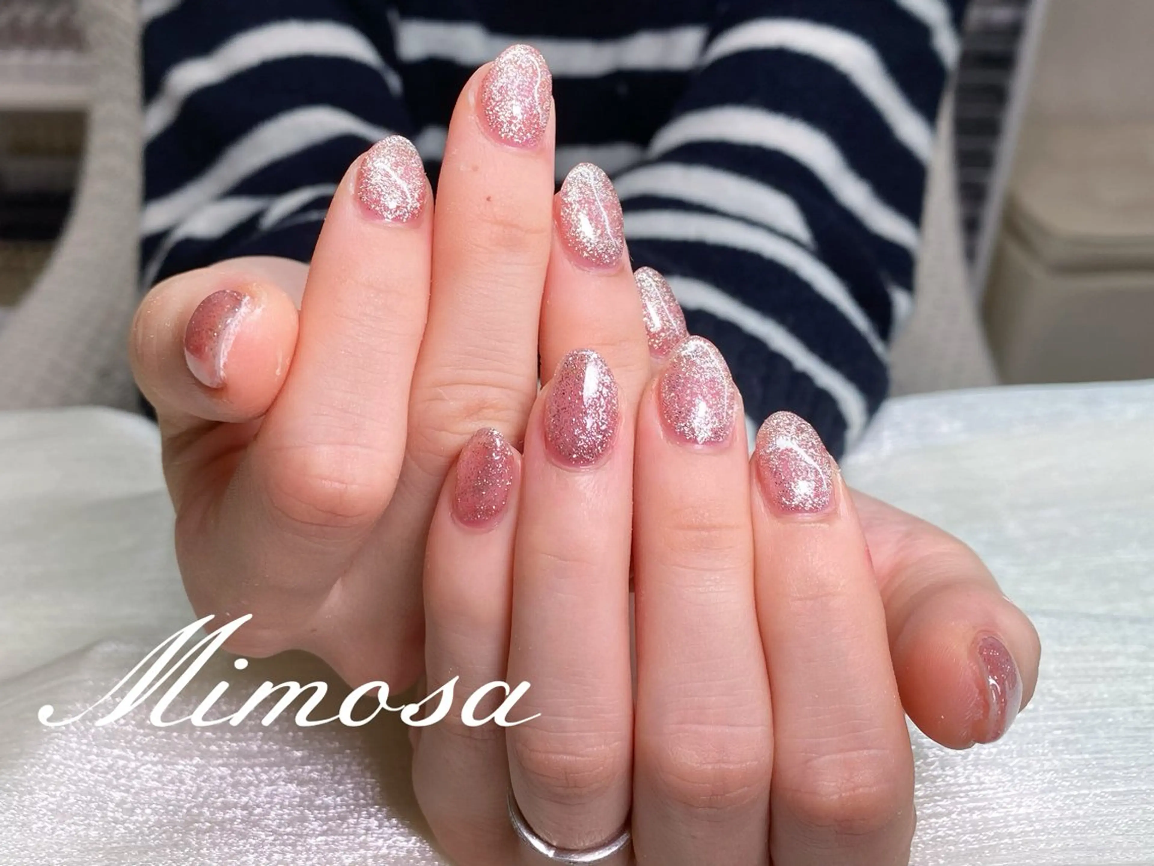 ネイル ハンドネイル 💛Mimosa💛 吉祥寺のネイルデザイン