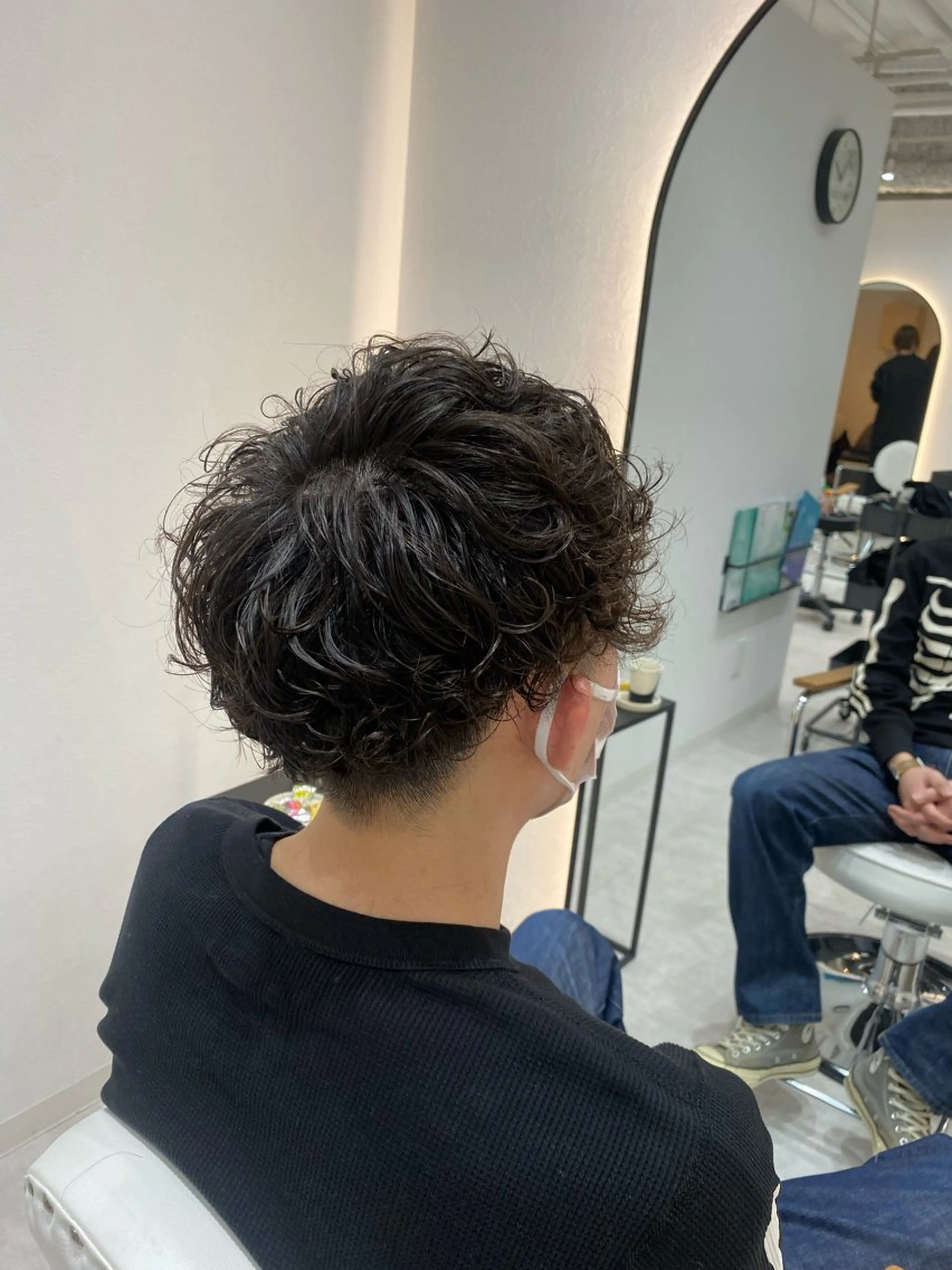 ミディアム ミディアムパーマ 艶髪・透明感カラー・ 韓国ヘア・Yuriのヘアスタイル