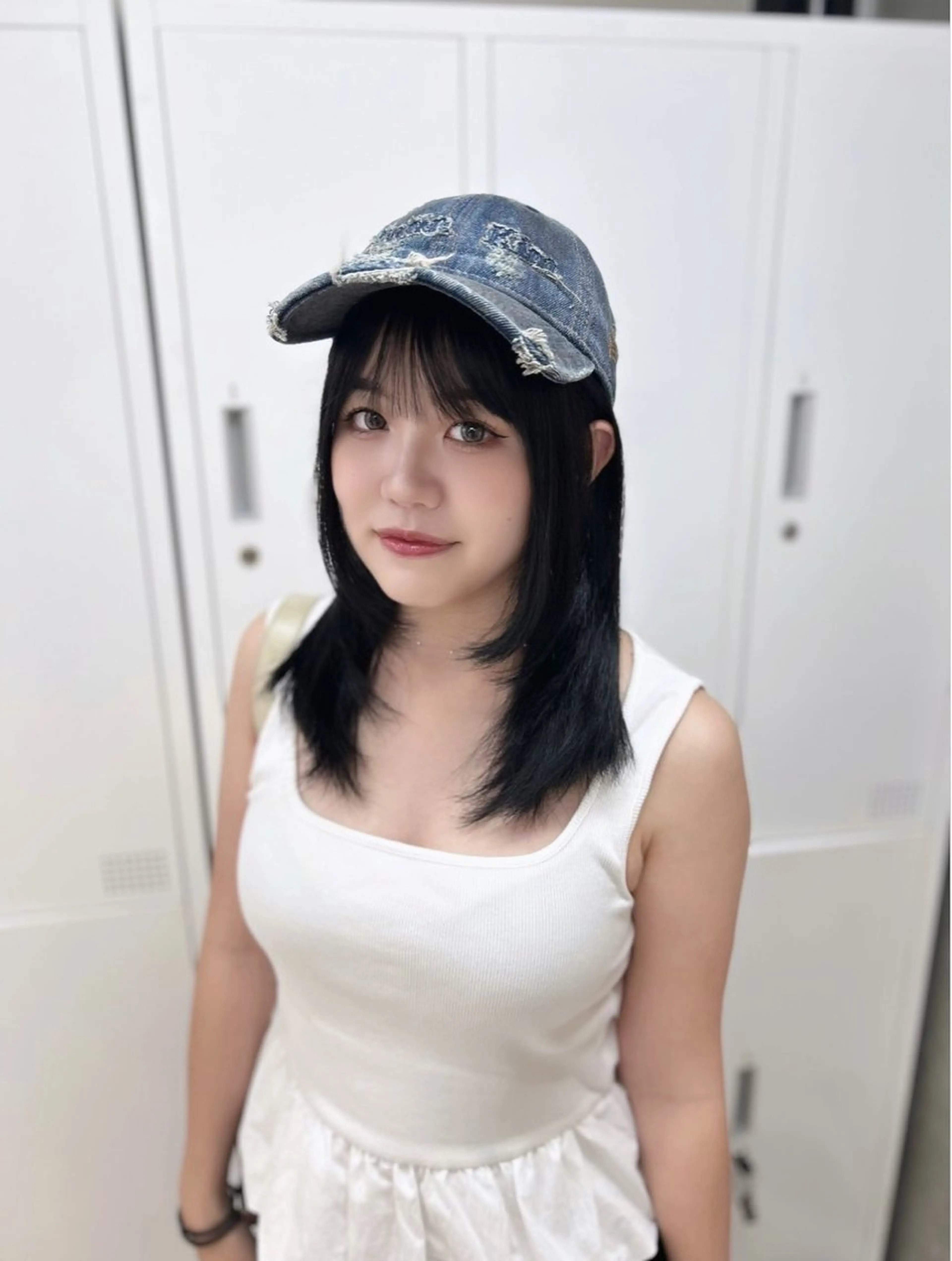 ミディアム カラー 梅田／髪質改善カラー caho💙のヘアスタイル