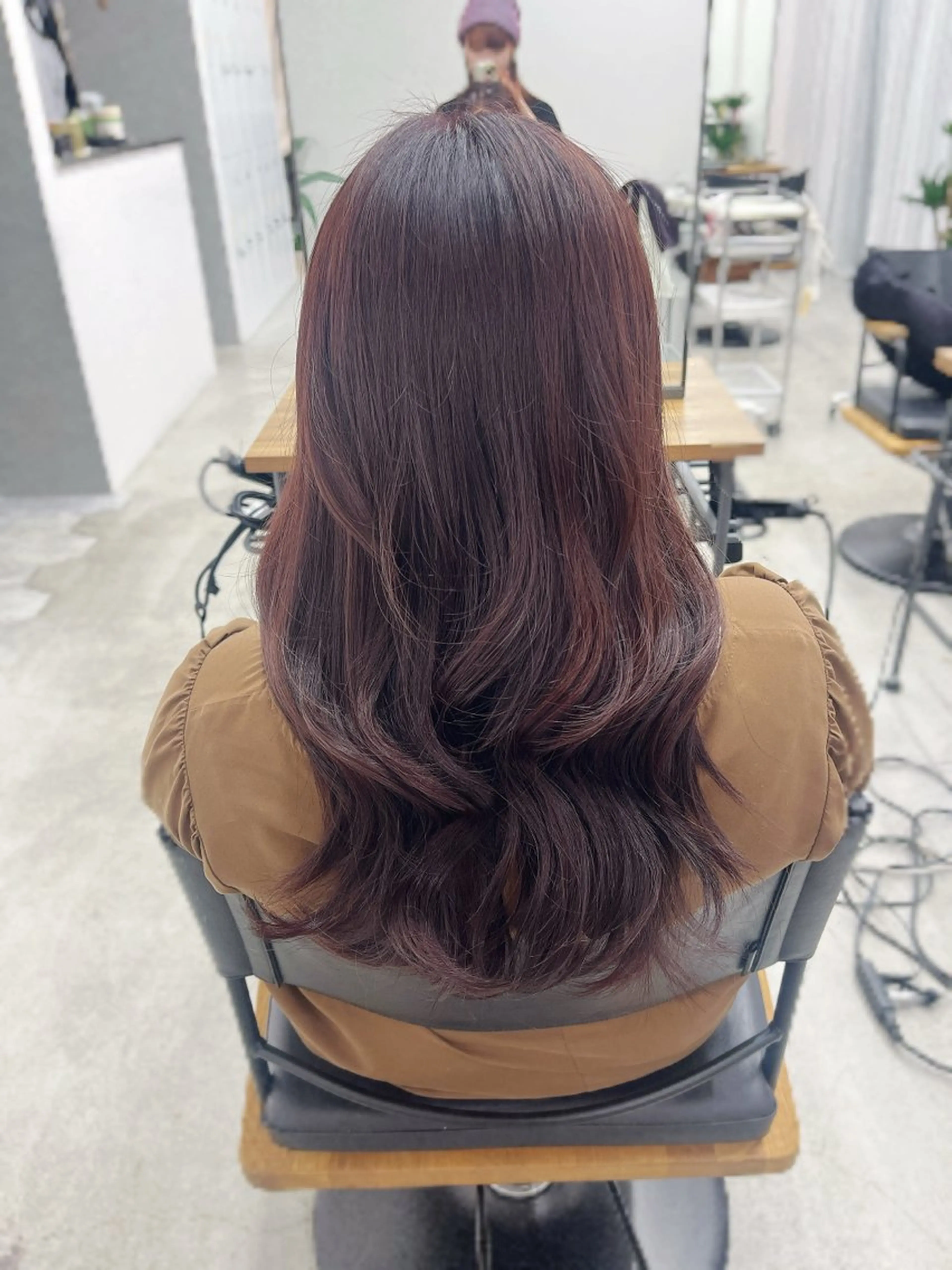 ロング カラー ヘアカラー Telasu/ wakabaのヘアスタイル