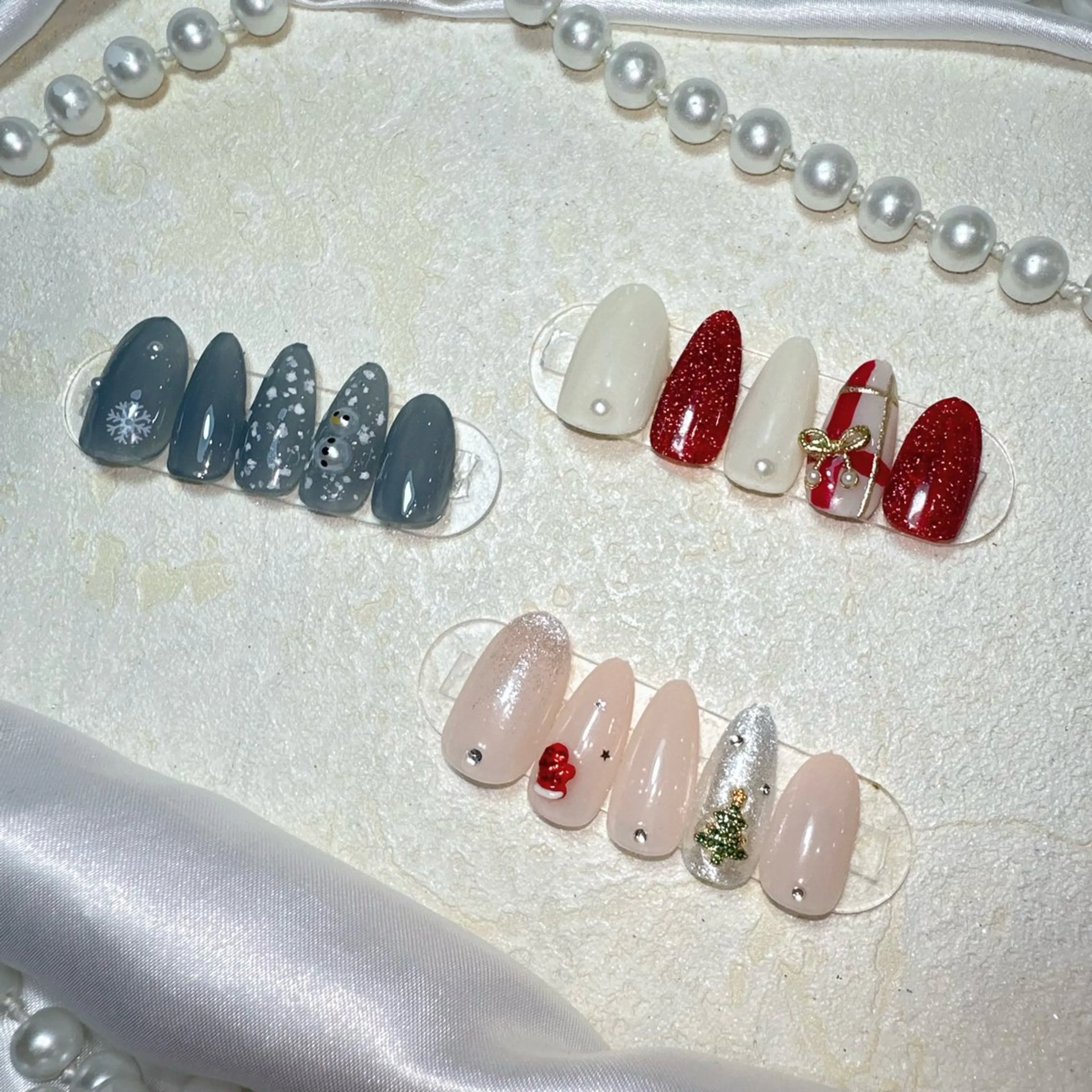 ネイル アートネイル フラッシュネイル フレンチネイル ジェルネイル ガラスフレンチ ハンドネイル You&Me Miyuのネイルデザイン