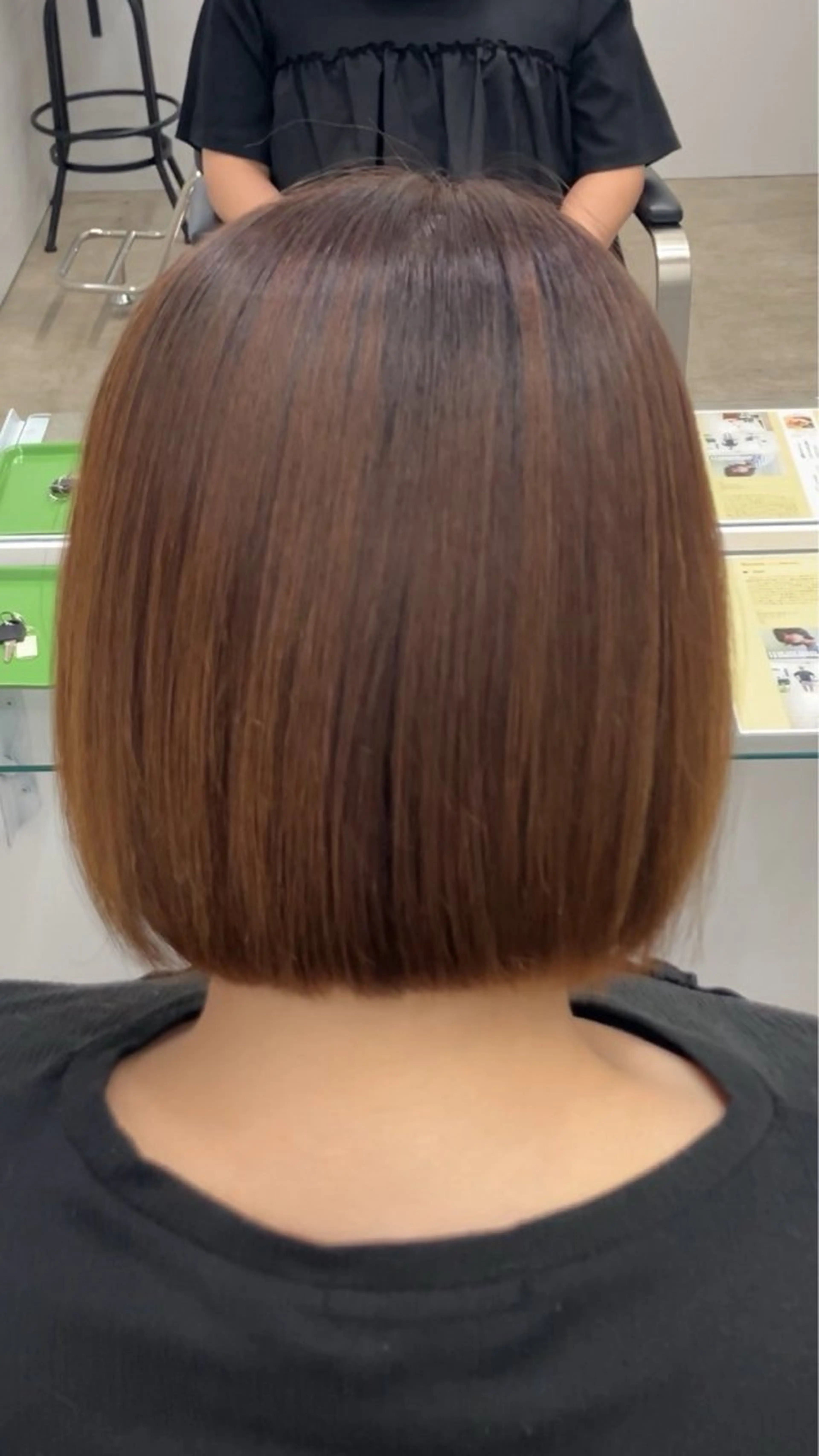 【色持ちUP！ダメージも軽減】髪質改善カラー＋似合わせカット+【ツヤサラ✨】2stトリートメントの写真