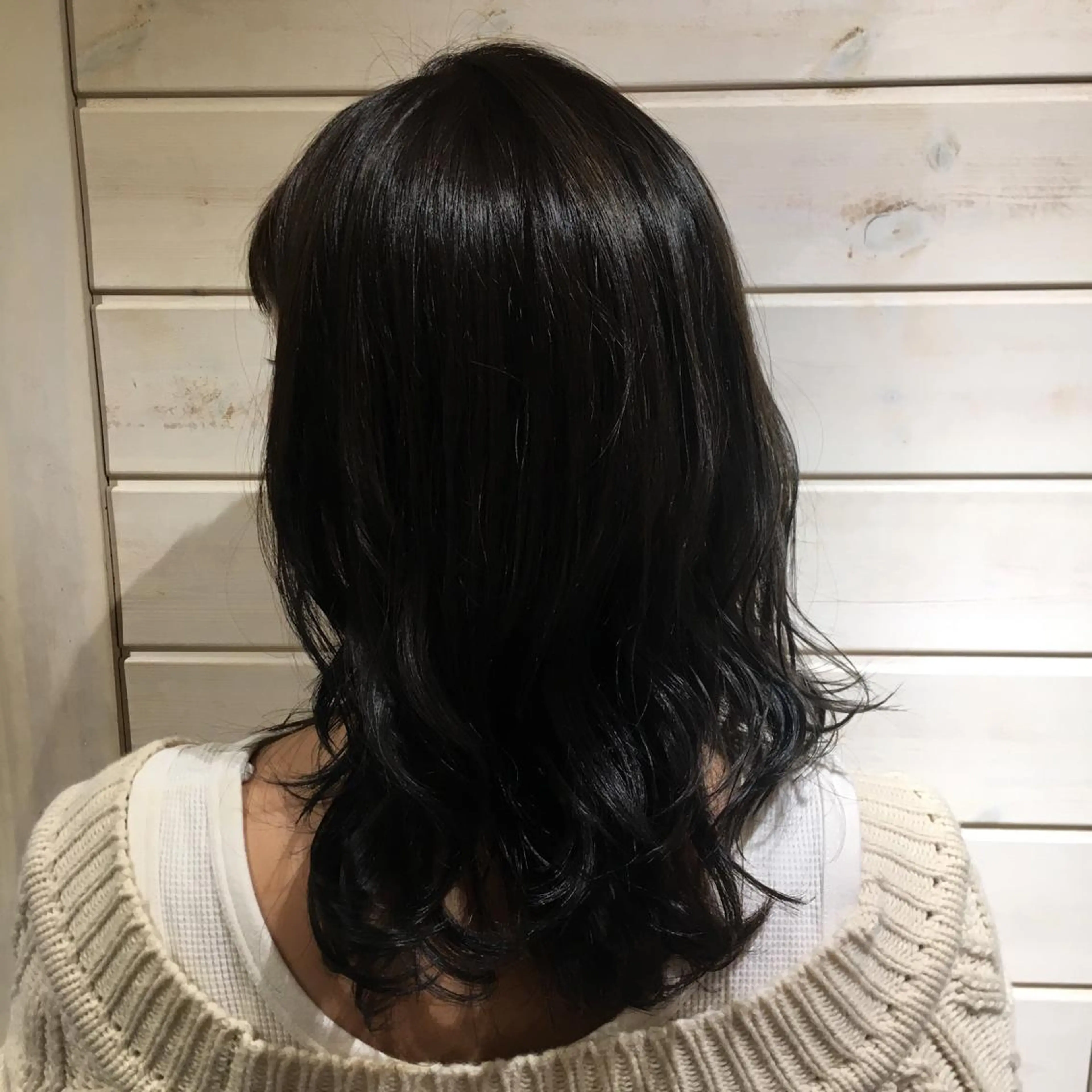 ミディアム パーマ 野崎 ひかりのヘアスタイル