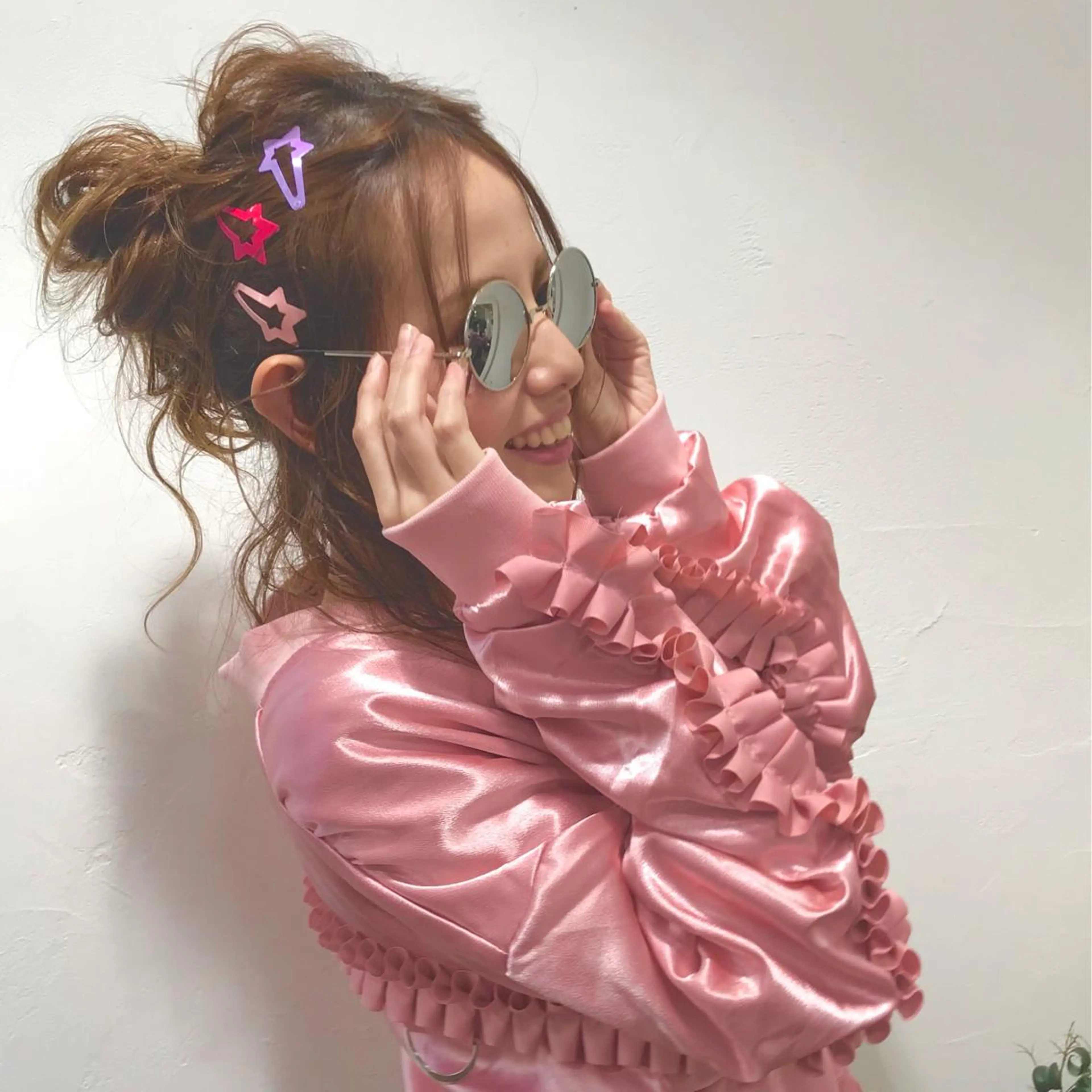 ロング ヘアアレンジ ハーフアップ Hair Musee   柱店所属・topstylist 吉住 早織のヘアスタイル