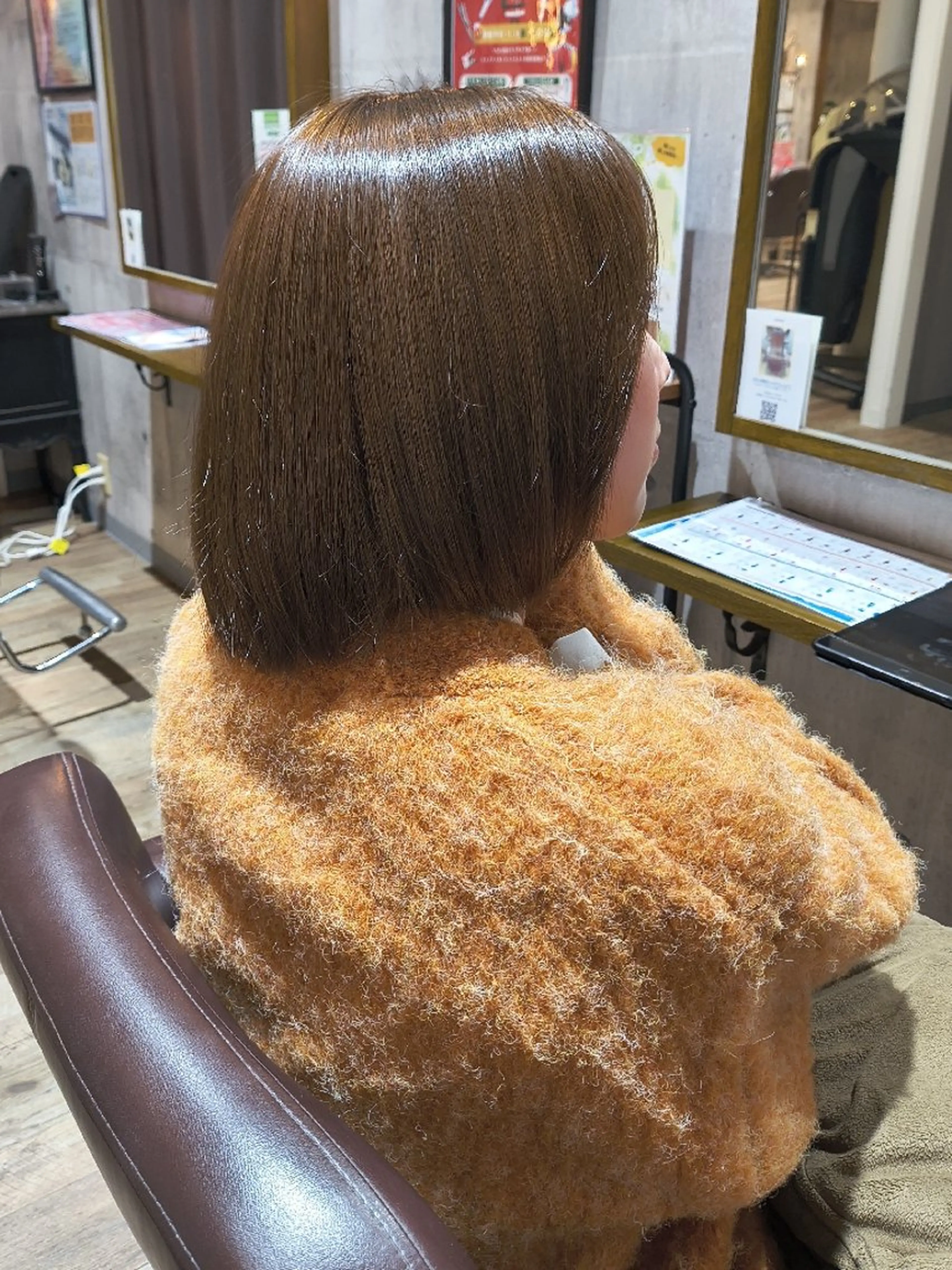 カラー アッシュ ベージュカラー 透明感カラー 吉岡 天星のヘアスタイル
