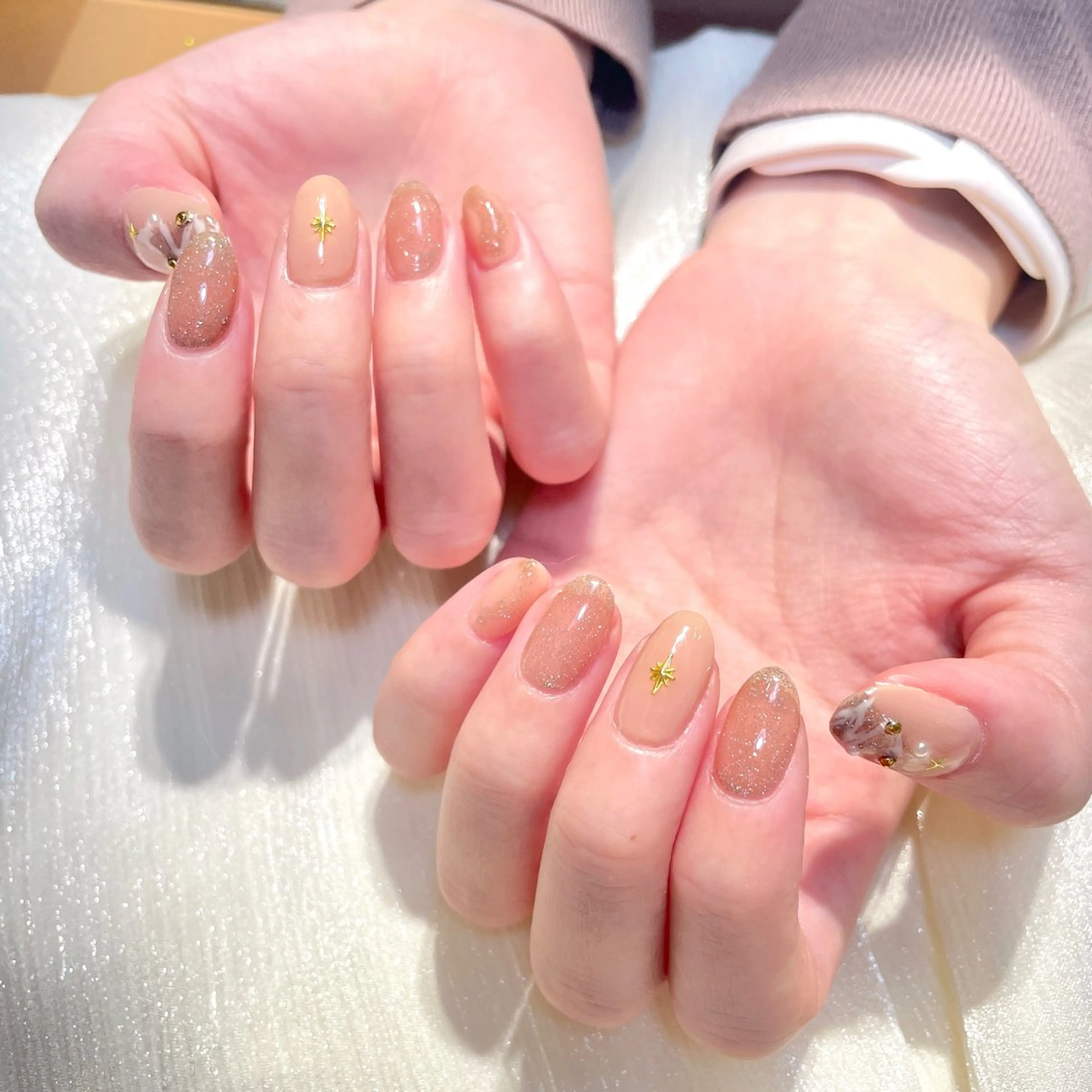 ネイル ハンドネイル SunNail池袋 🍧エミリーのネイルデザイン