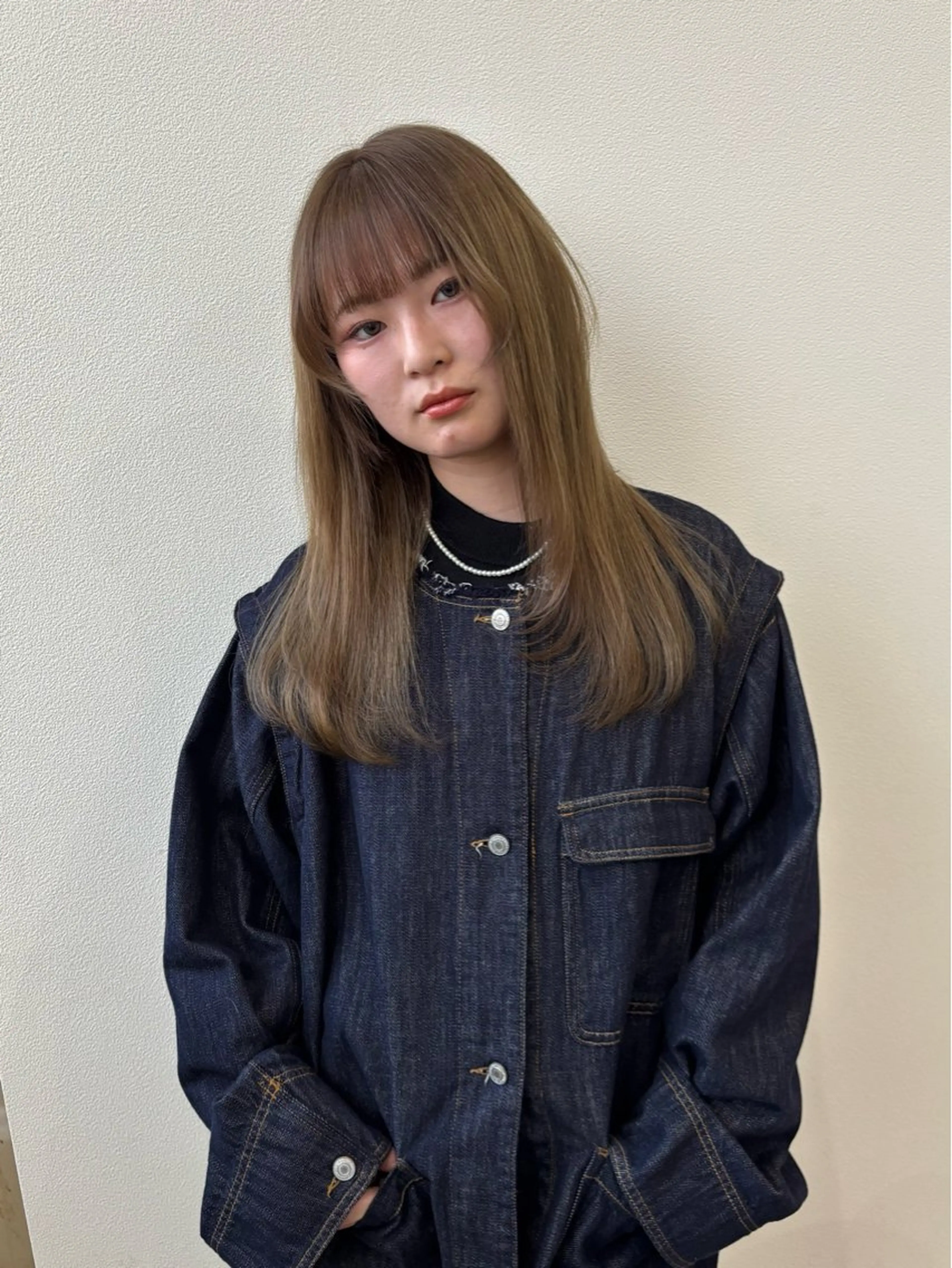 セミロング レイヤーカット カット little garden/樹里のヘアスタイル