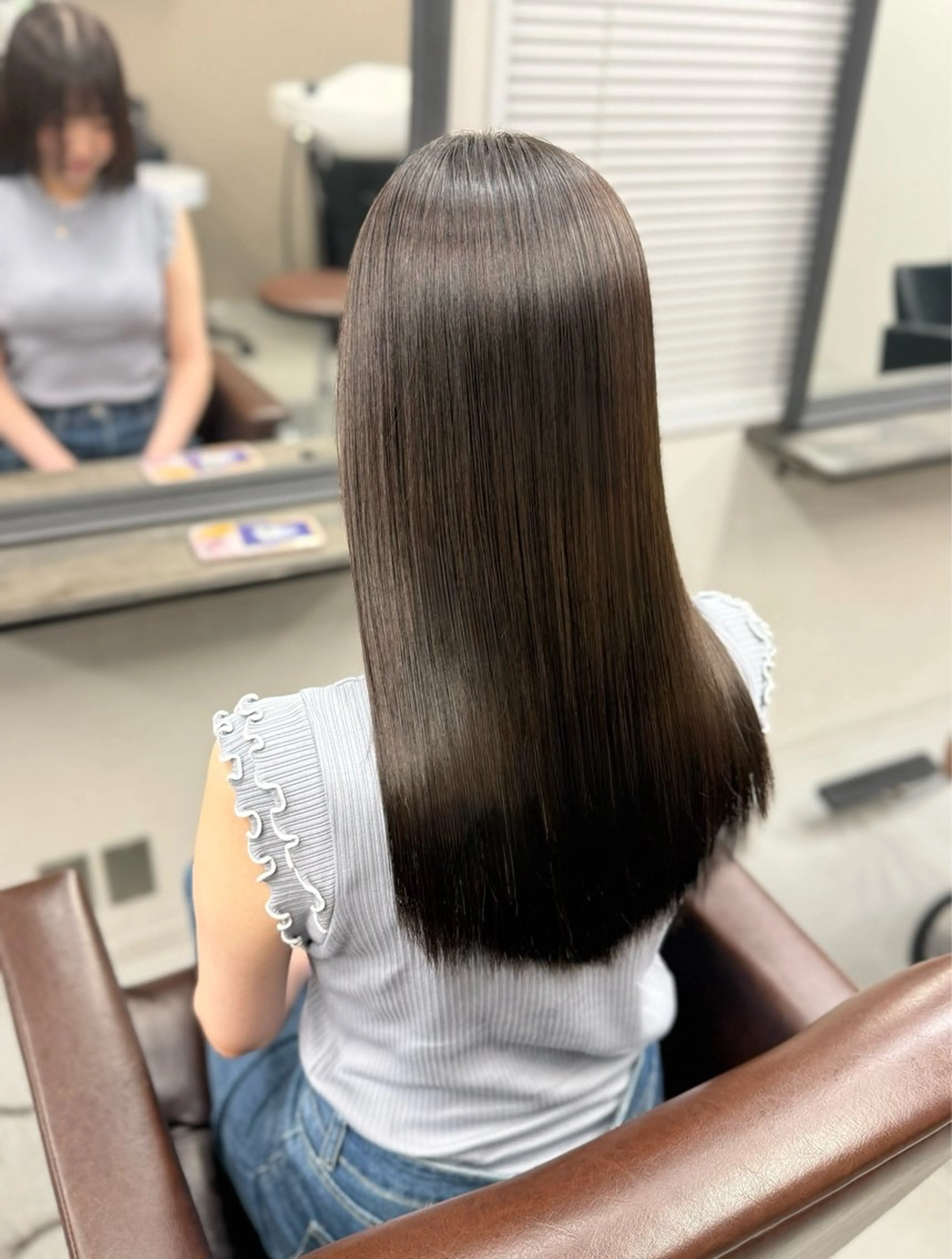 ロング カラー カット 縮毛矯正 トリートメント XYZ新宿所属・縮毛矯正/韓国 /店長/KANATOのヘアスタイル